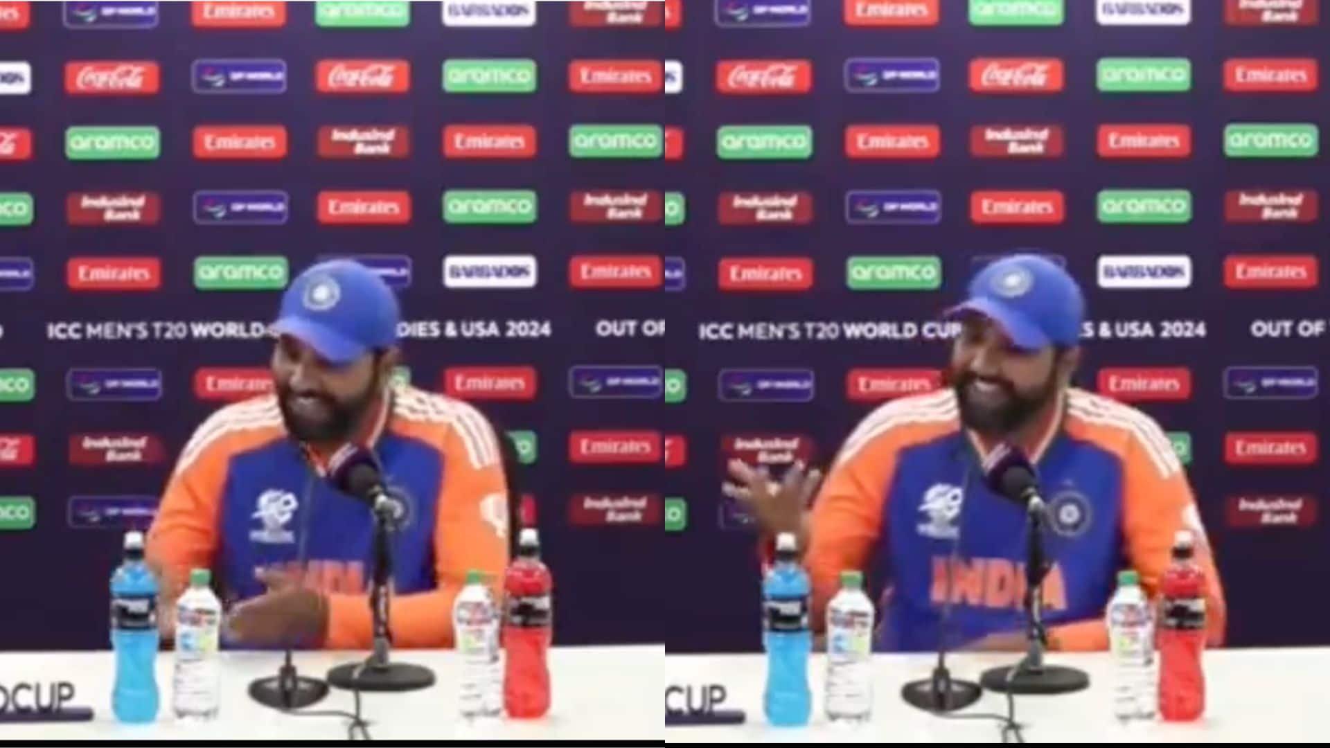 Rohit Sharma in the press conference [X]