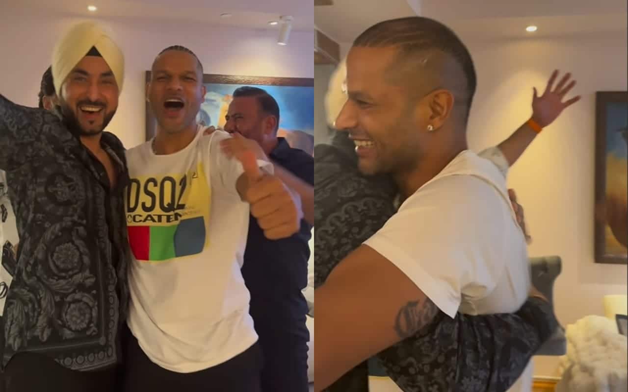 Shikhar Dhawan celebrated the T20 World Cup win with his friends [IG]