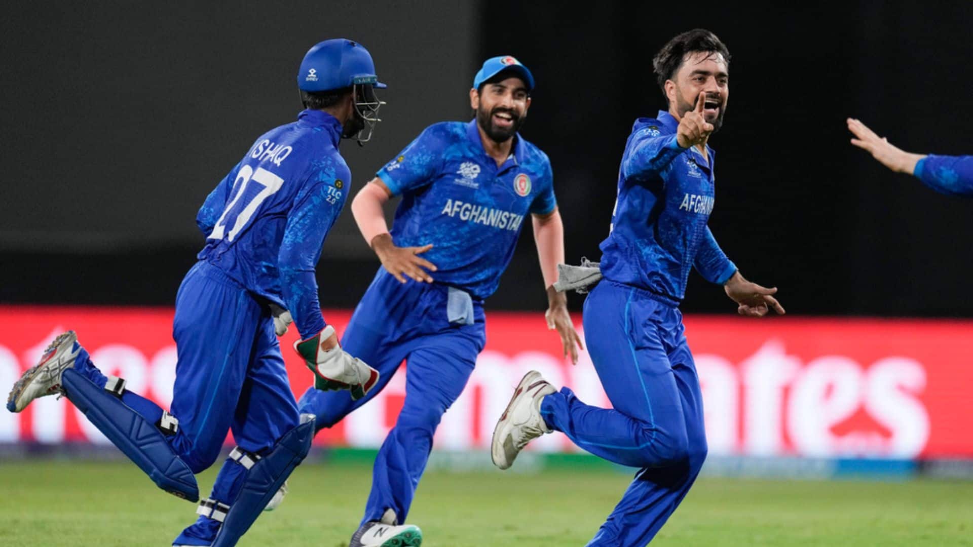 Rashid led AFG to their maiden semifinal outing in T20 WCs [AP]