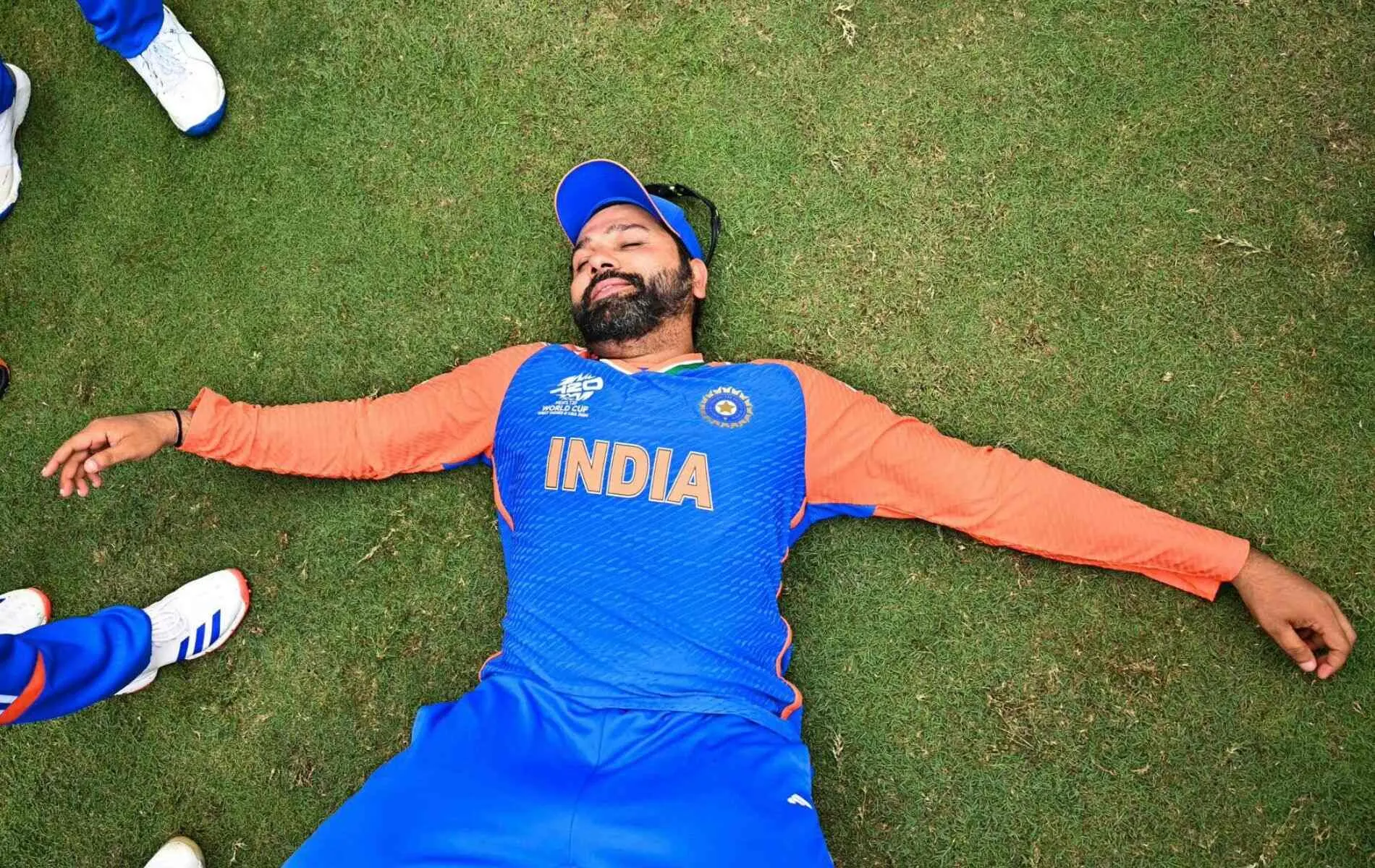 Rohit Sharma's trending photo after the World Cup win (X)
