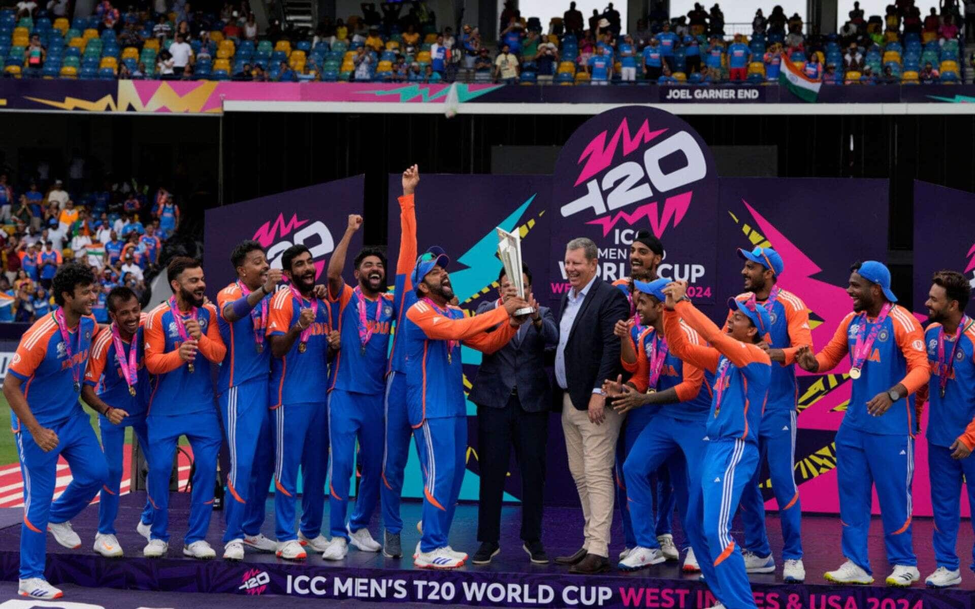 India lifted its second T20 WC title in Barbados (AP)
