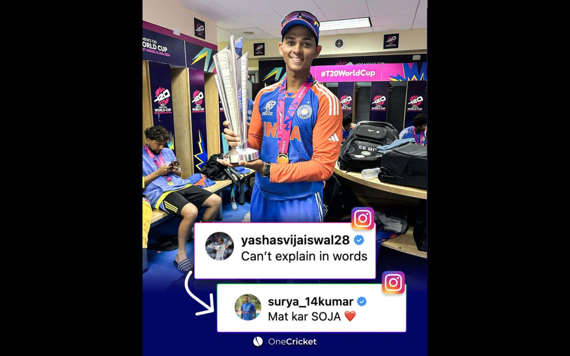 'Mat Kar Soja' - Suryakumar's Sarcastic Reply To Yashasvi Jaiswal On His World Cup Post