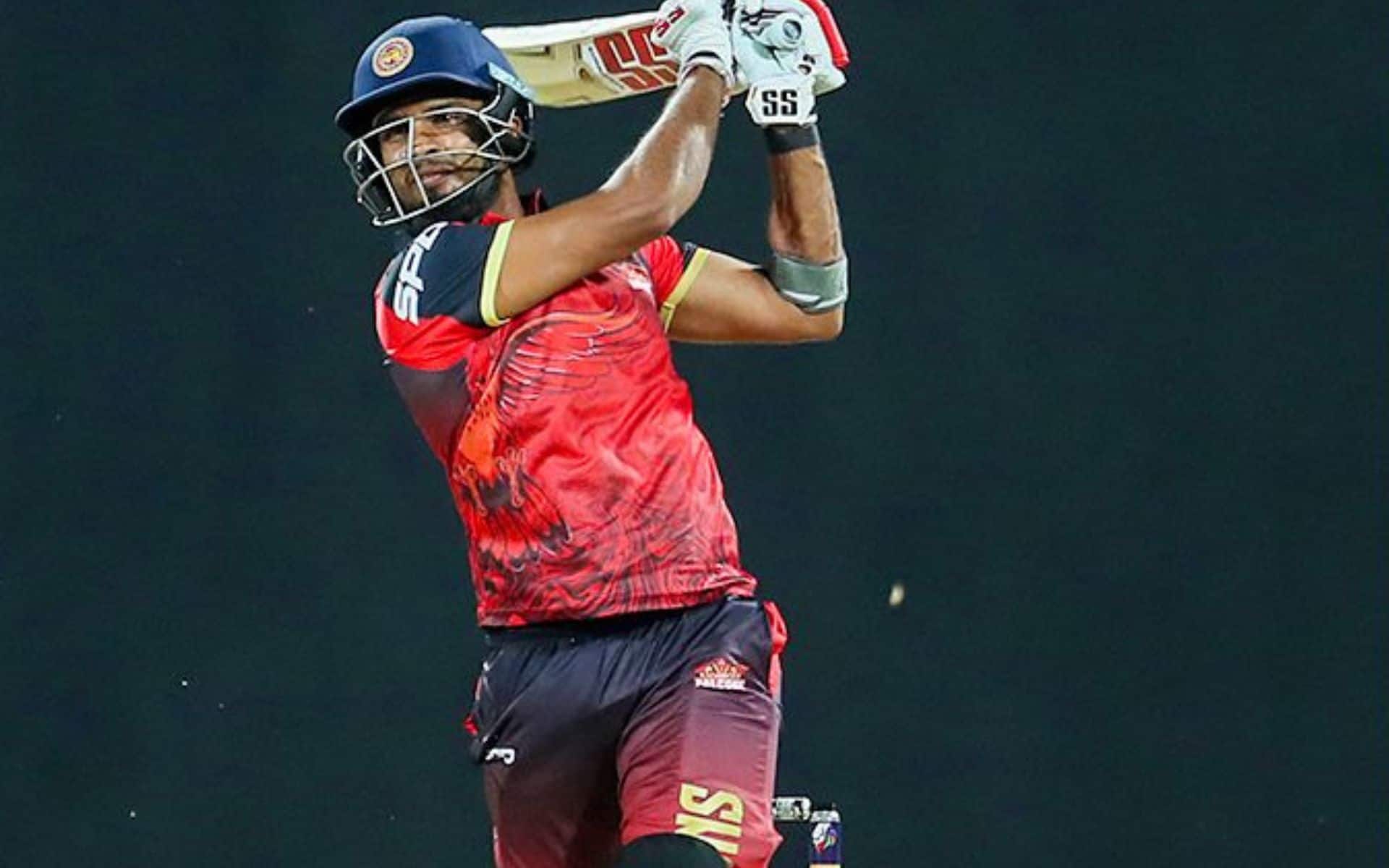 Dasun Shanaka starred with both bat and ball in Kandy's first LPL 2024 game (X)