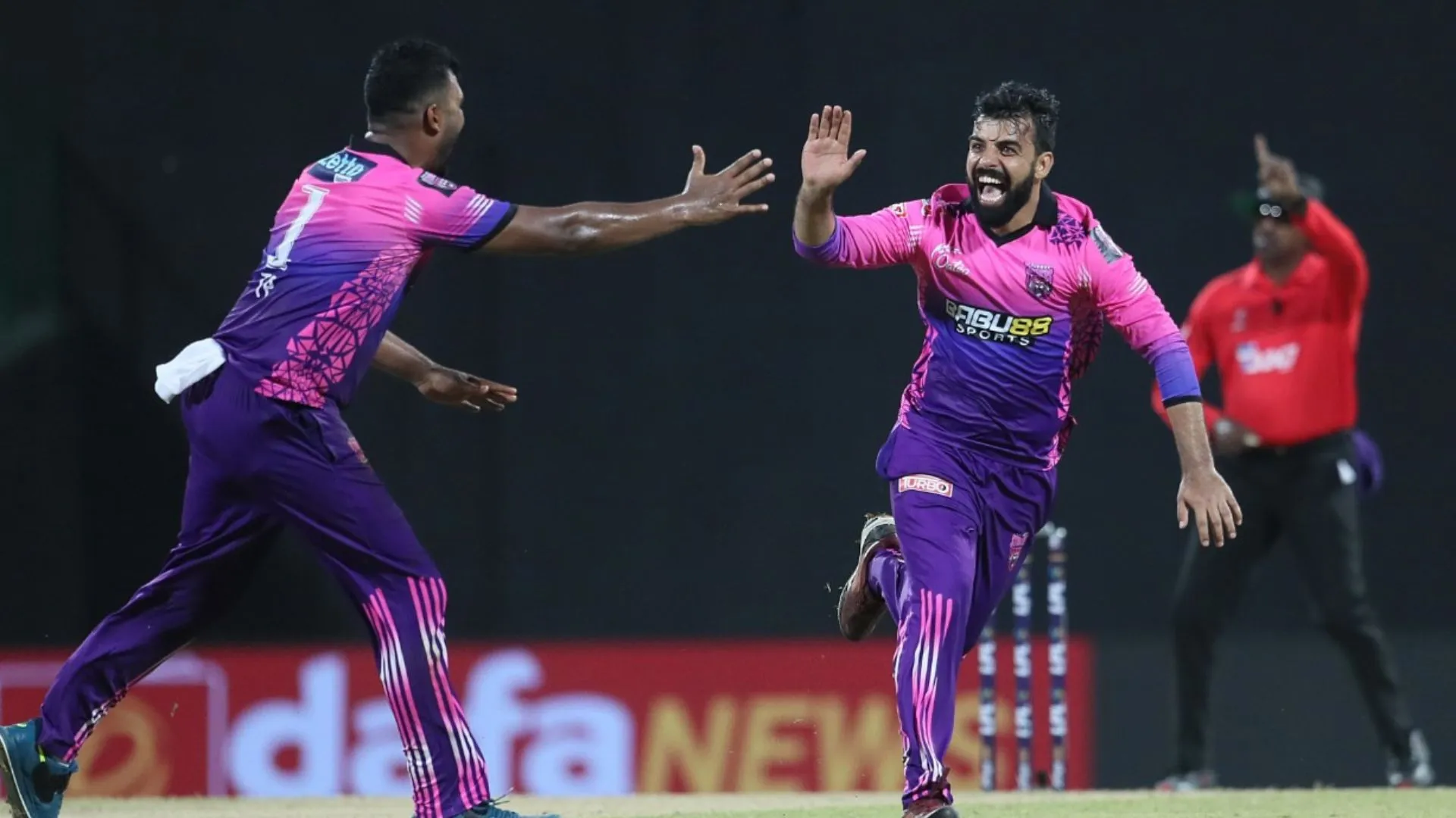 Shadab Khan recorded a hattrick vs Kandy [X]