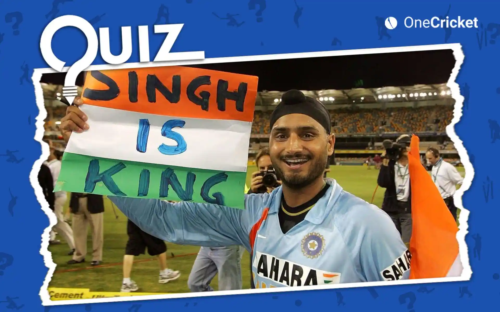 How Well Do You Know Harbhajan Singh And His Cricketing Career? Test ...