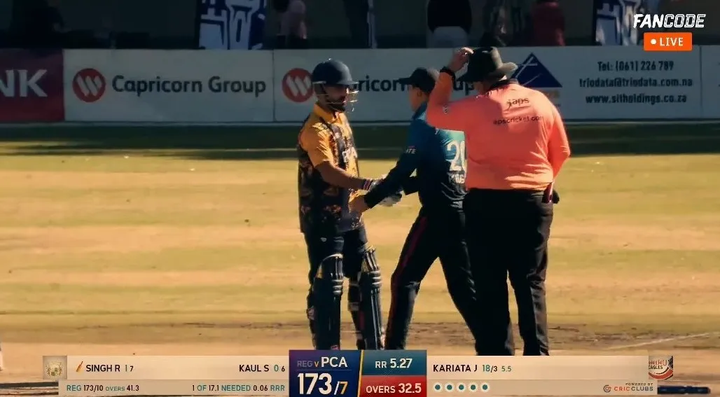 Punjab defeated Namibia in the first unofficial ODI [x.com]