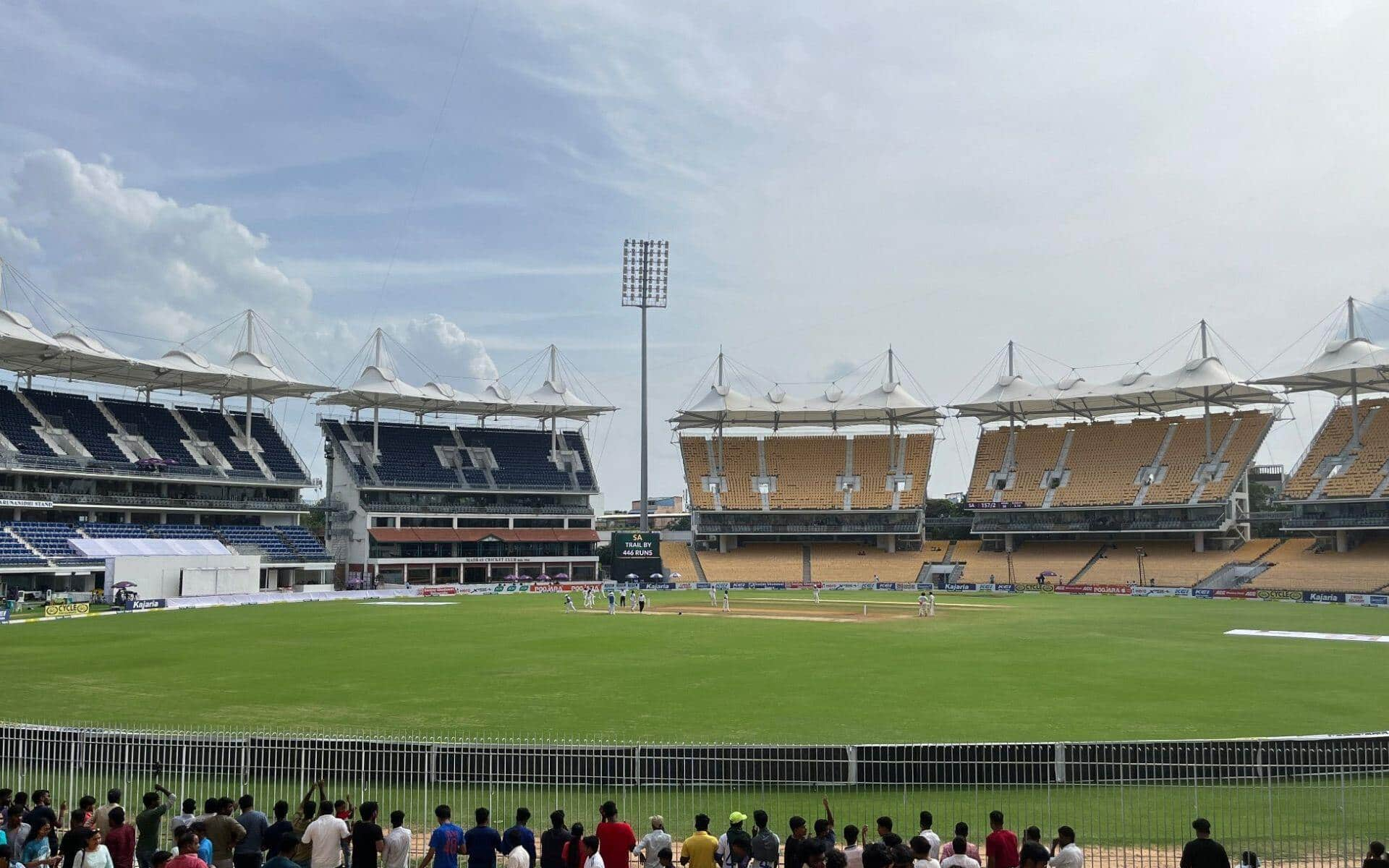 A fantastic view of MA Chidambaram Stadium (X.com)