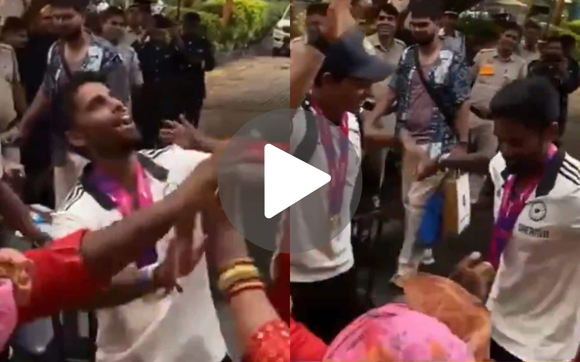 [Watch] Suryakumar Yadav, Jaiswal Dances Wildly To 'Dhol Beats' After Team Arrival In India