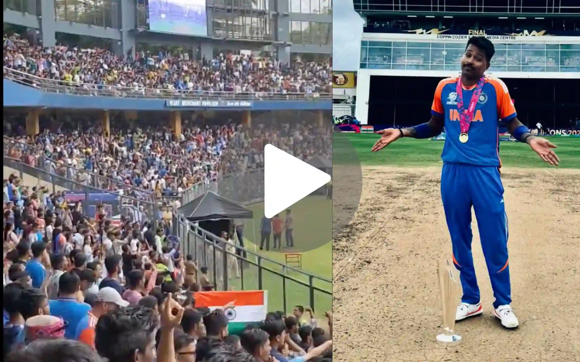 [Watch] 'Hardik-Hardik' Chants Take Over Wankhede A Month After Heavy Abuse by MI Fans