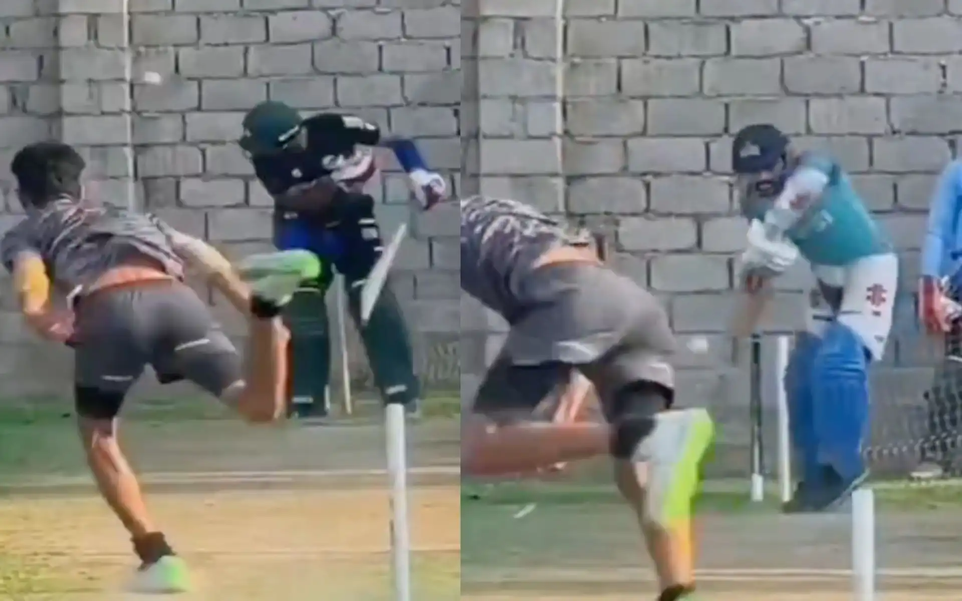 Rizwan and Iftikhar Ahmed struggling (X.com)