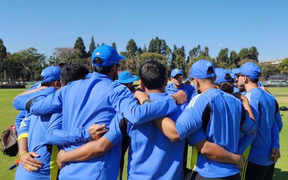 Team India in practice before the First T20I vs Zimbabwe [X]