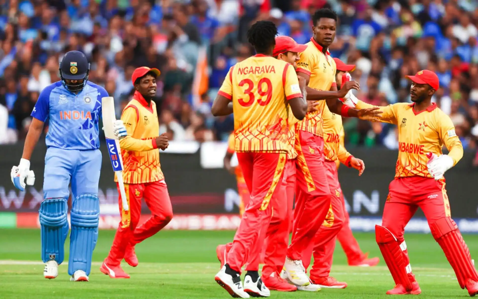 A file photo of India vs Zimbabwe (X.com)