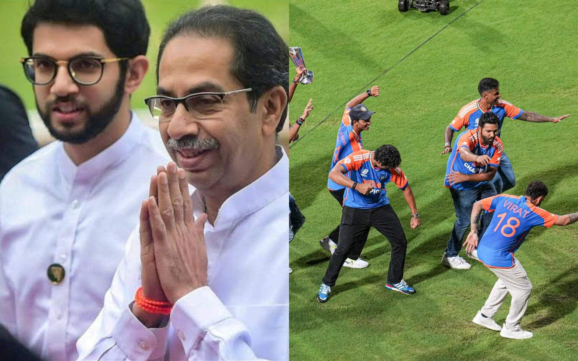 Rohit, Kohli having a dance at Wankhede Stadium (X.com)