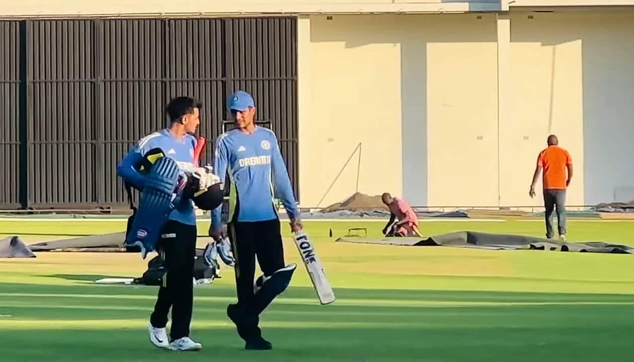 Abhishek Sharma and Shubman Gill practicing (X.com)