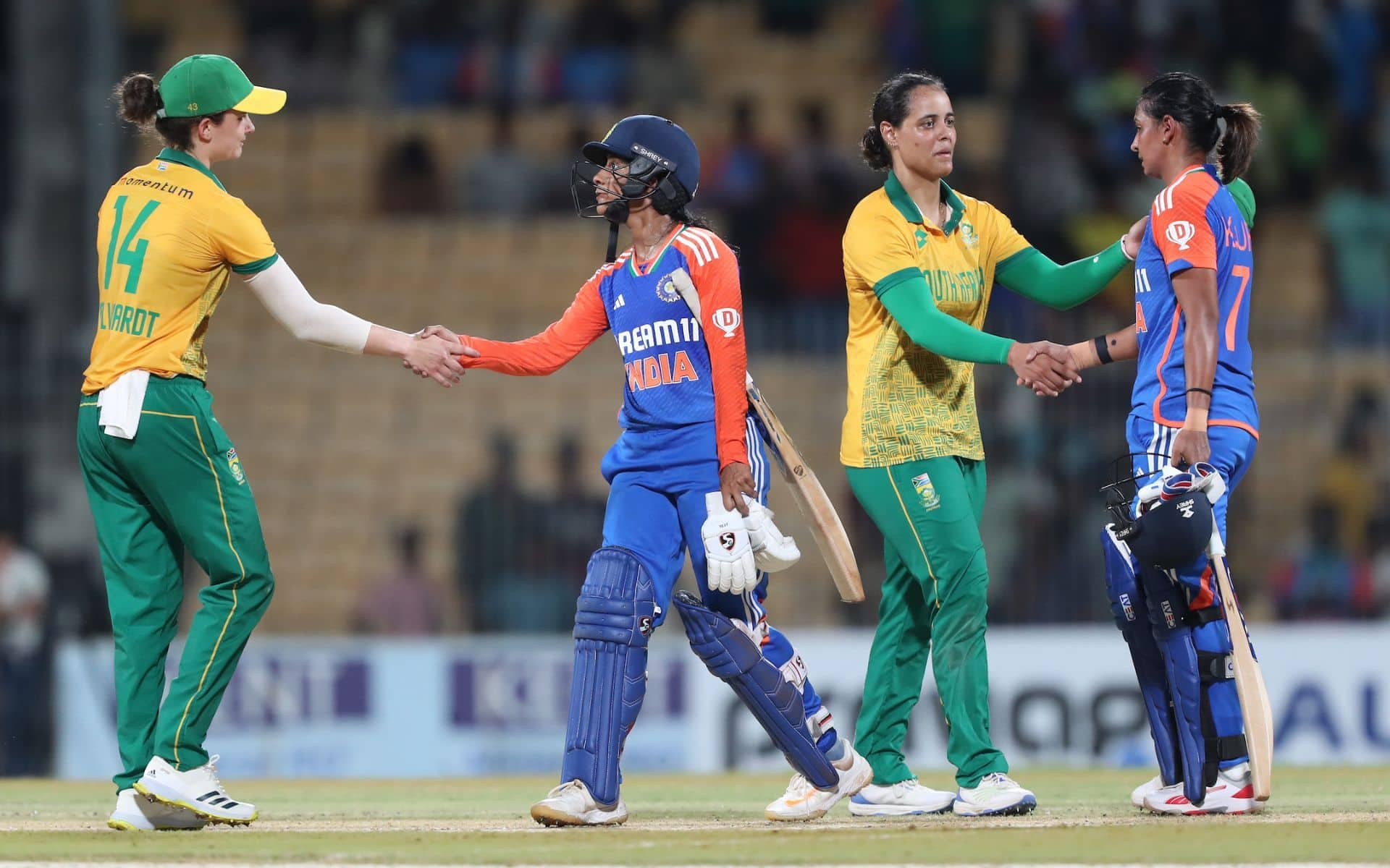 Harmanpreet Kaur-Jemimah Rodriguez brings up 90-run partnership vs SA (X.com)