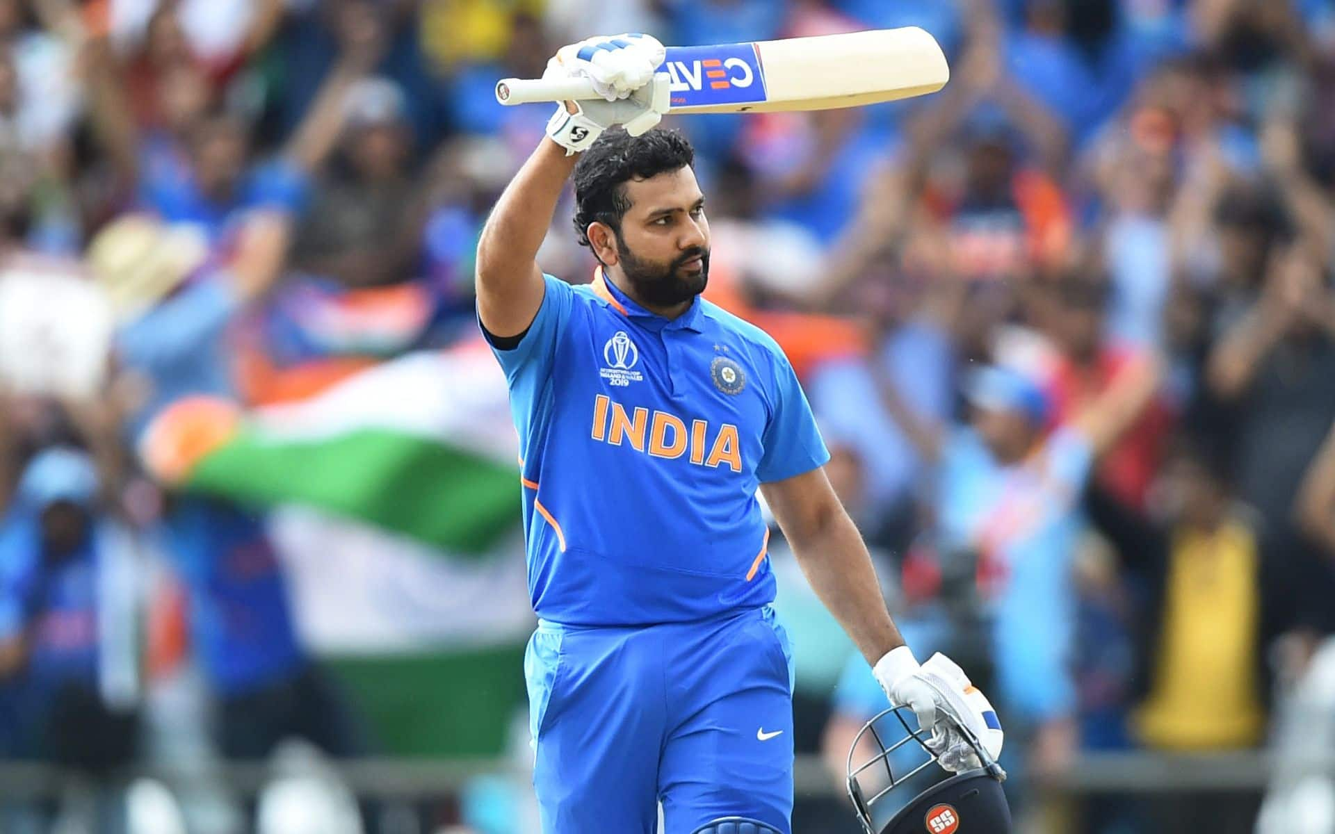 Rohit Sharma became 1st player to score 5 centuries in ODI World Cup [X.com]