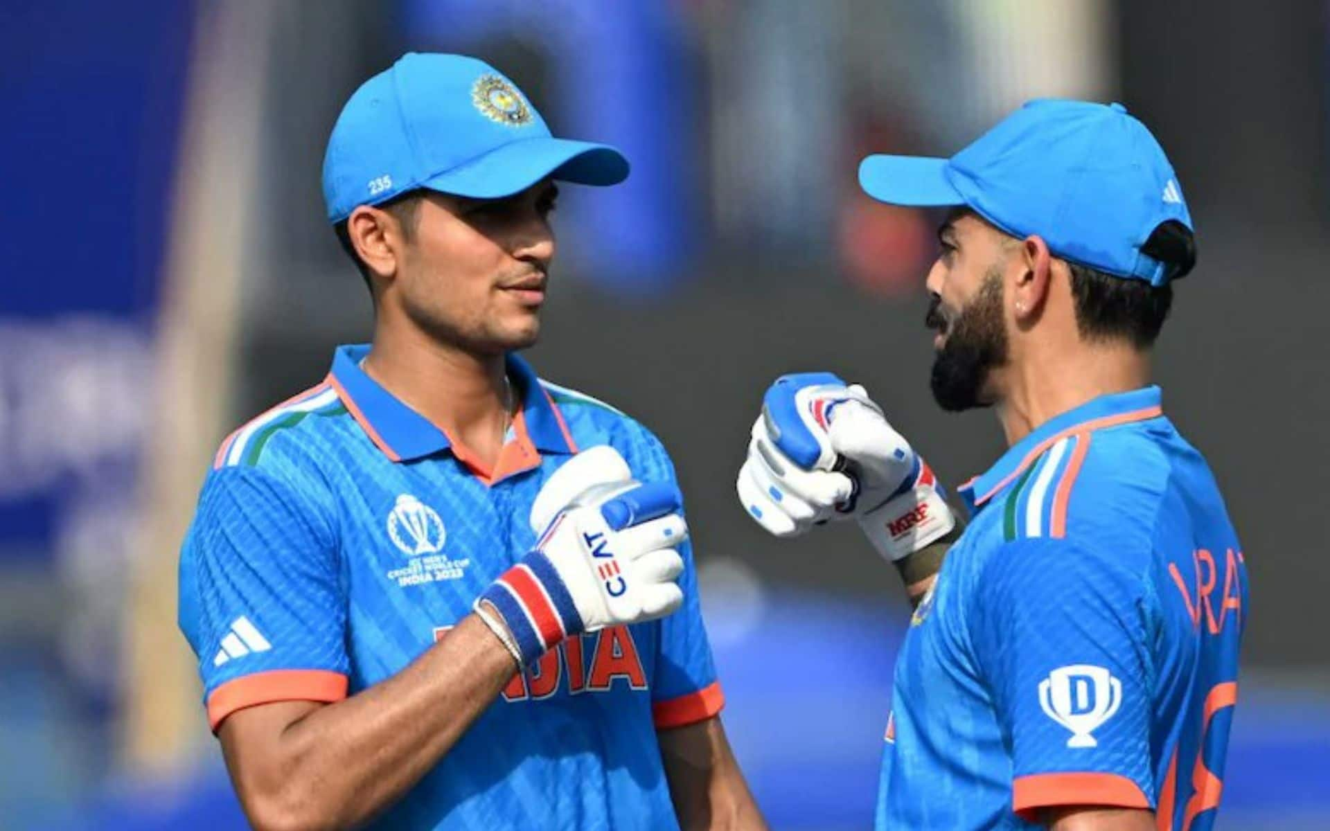 Shubman Gill with Virat Kohli [X]