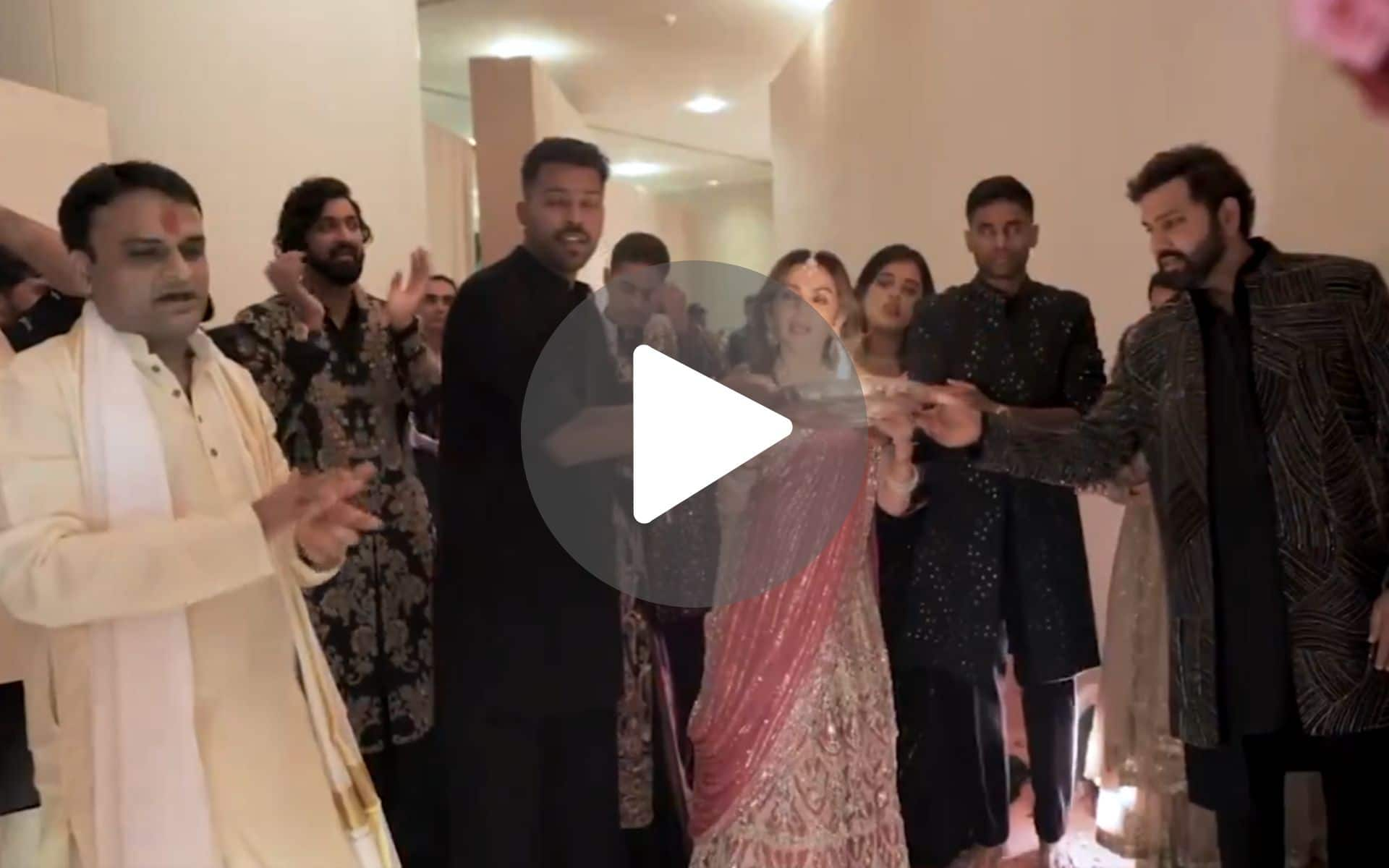 [Watch] Rohit Sharma, Pandya, Suryakumar Get Traditional Welcomed By MI Owners