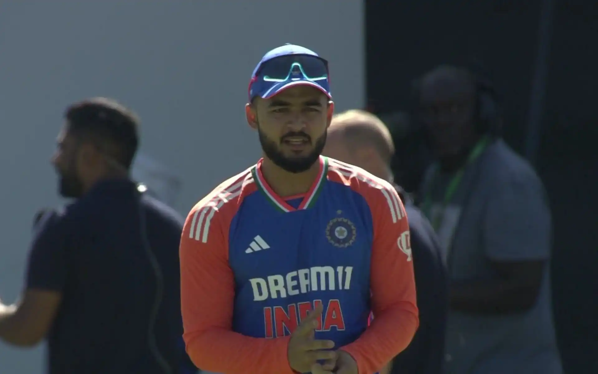 Riyan Parag during ZIM vs IND first T20I in Harare (x.com)