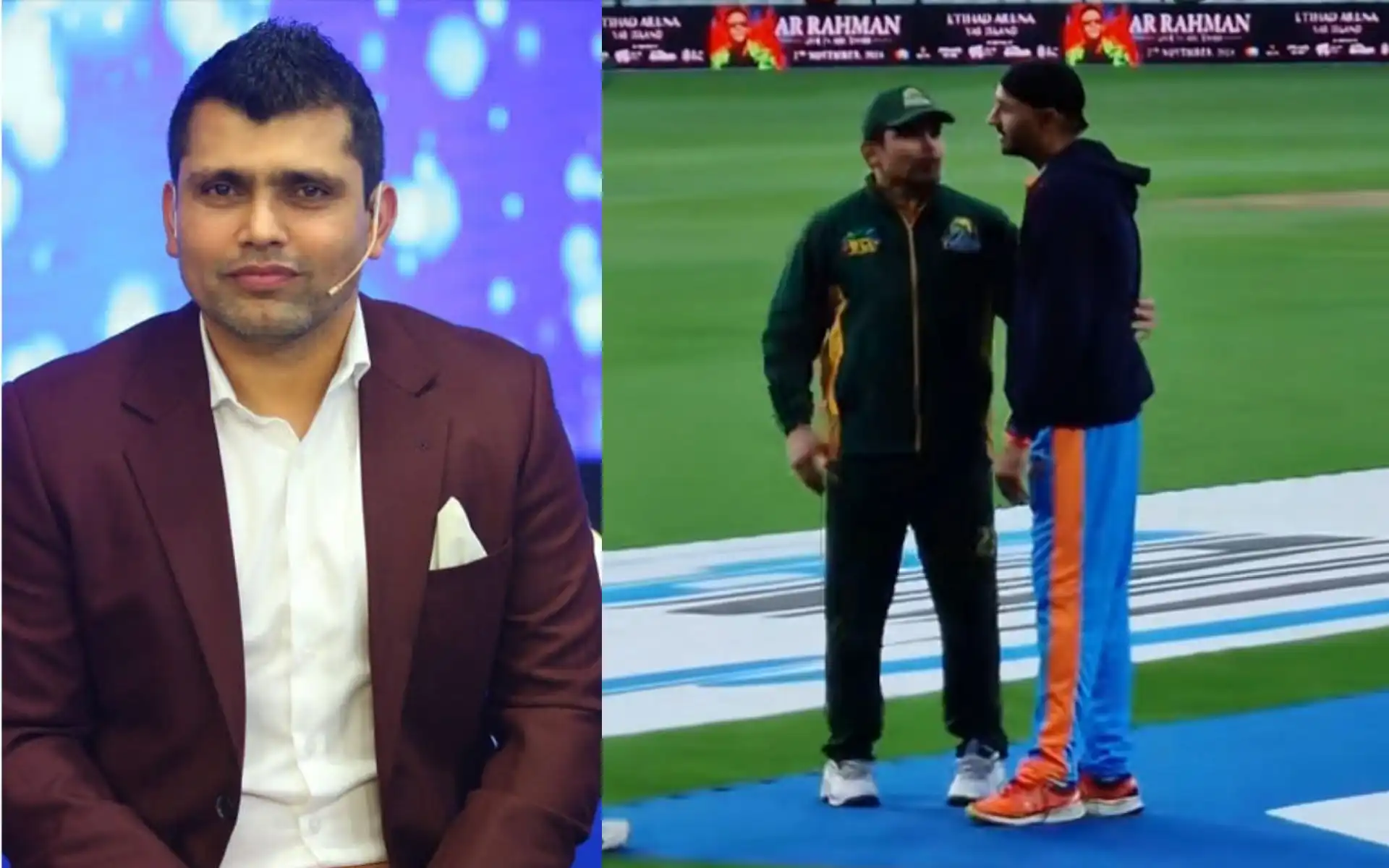 Kamran Akmal & Harbhajan Singh - (X.com)