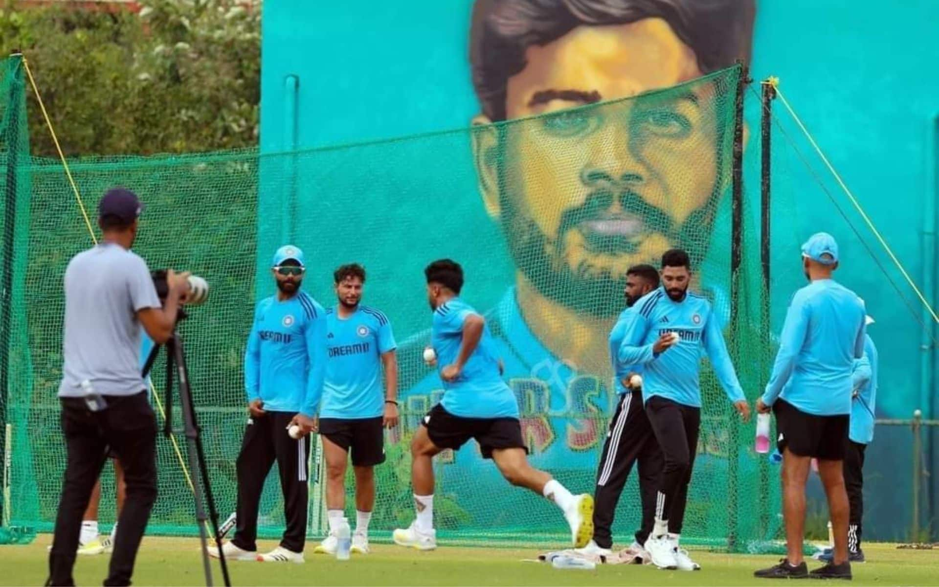 Indian players practicing at KCA Ground (X.com)