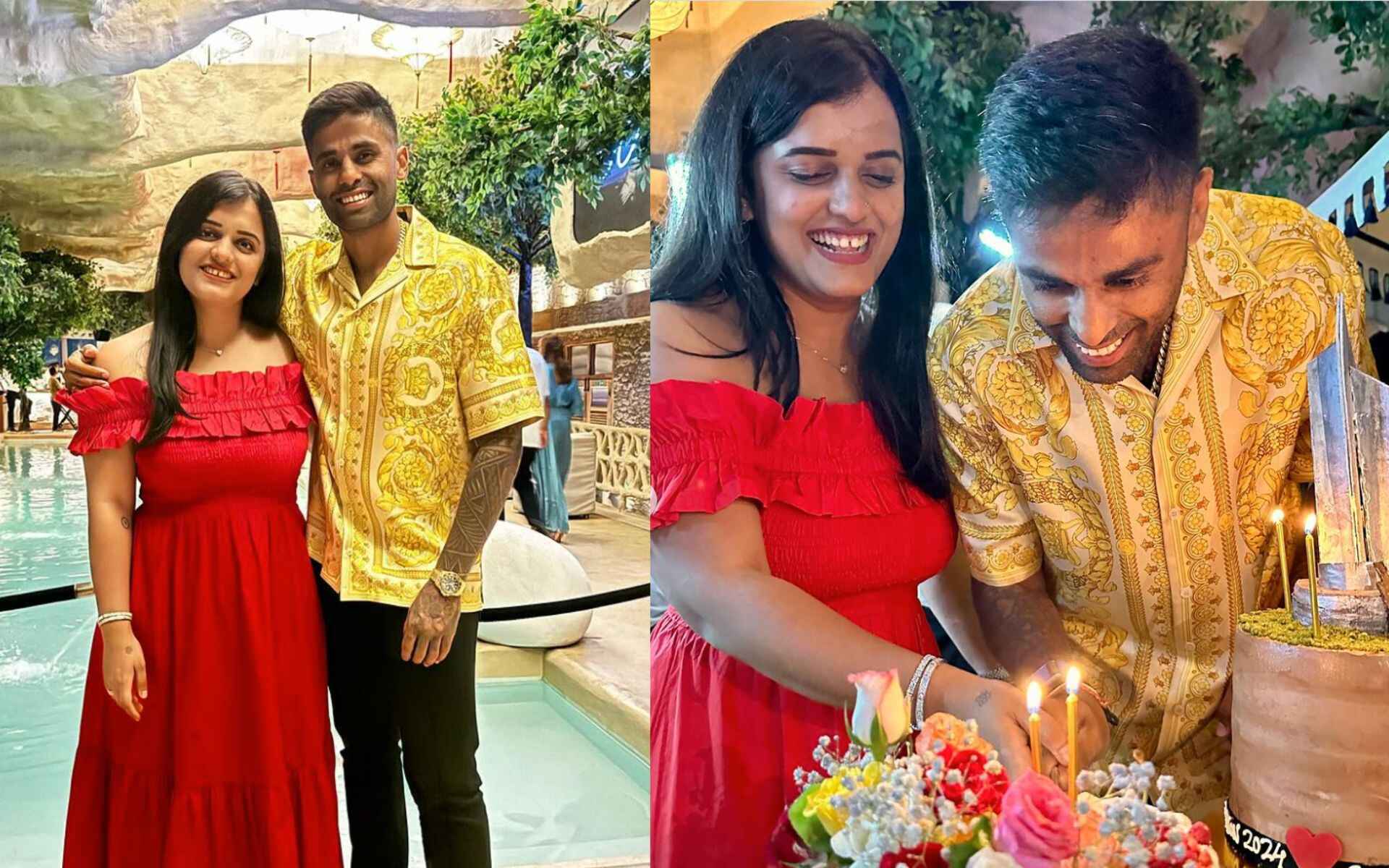 Suryakumar Yadav celebrates wedding anniversary with wife (x)