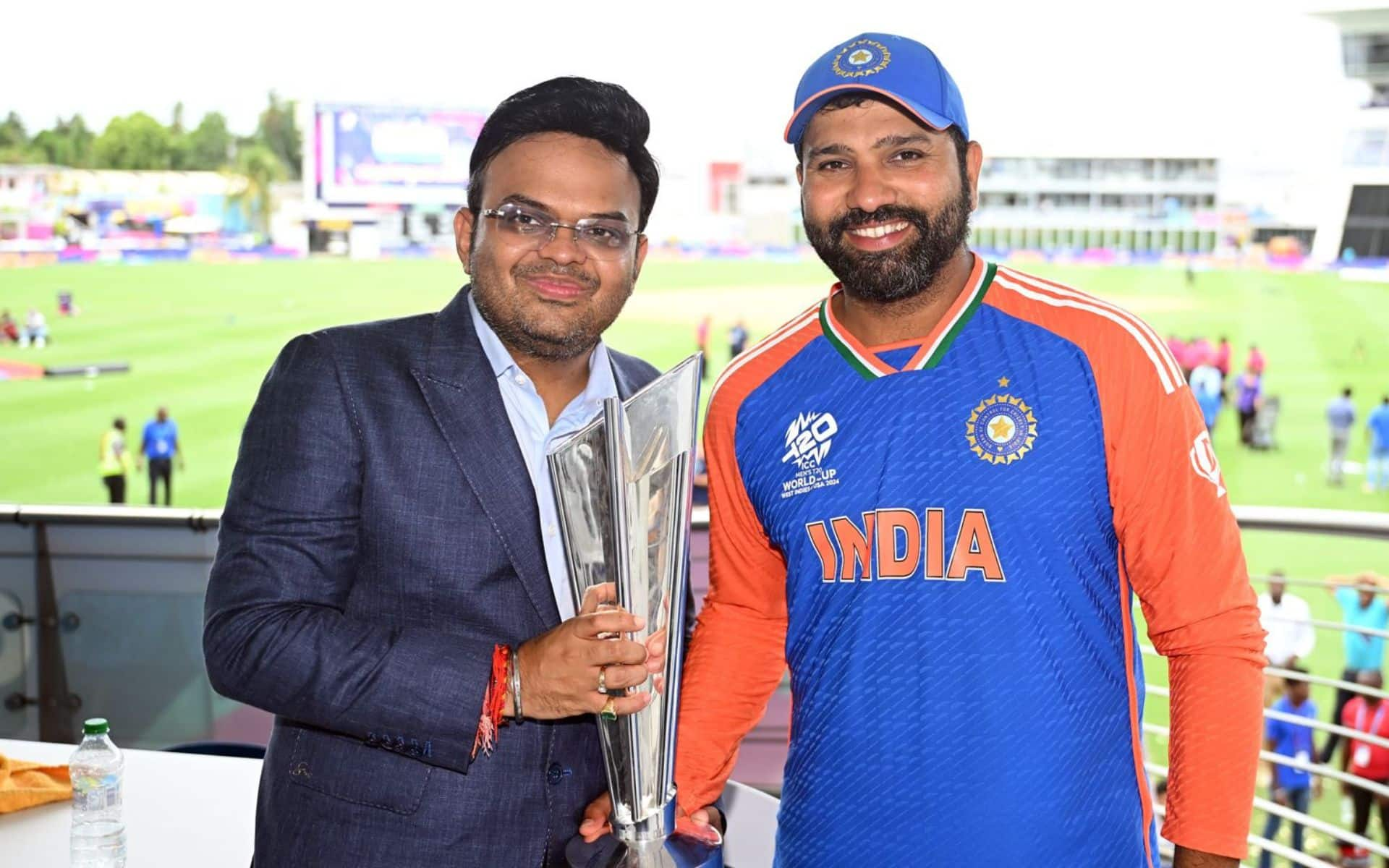 Rohit Sharma with Jay Shah [X.com]