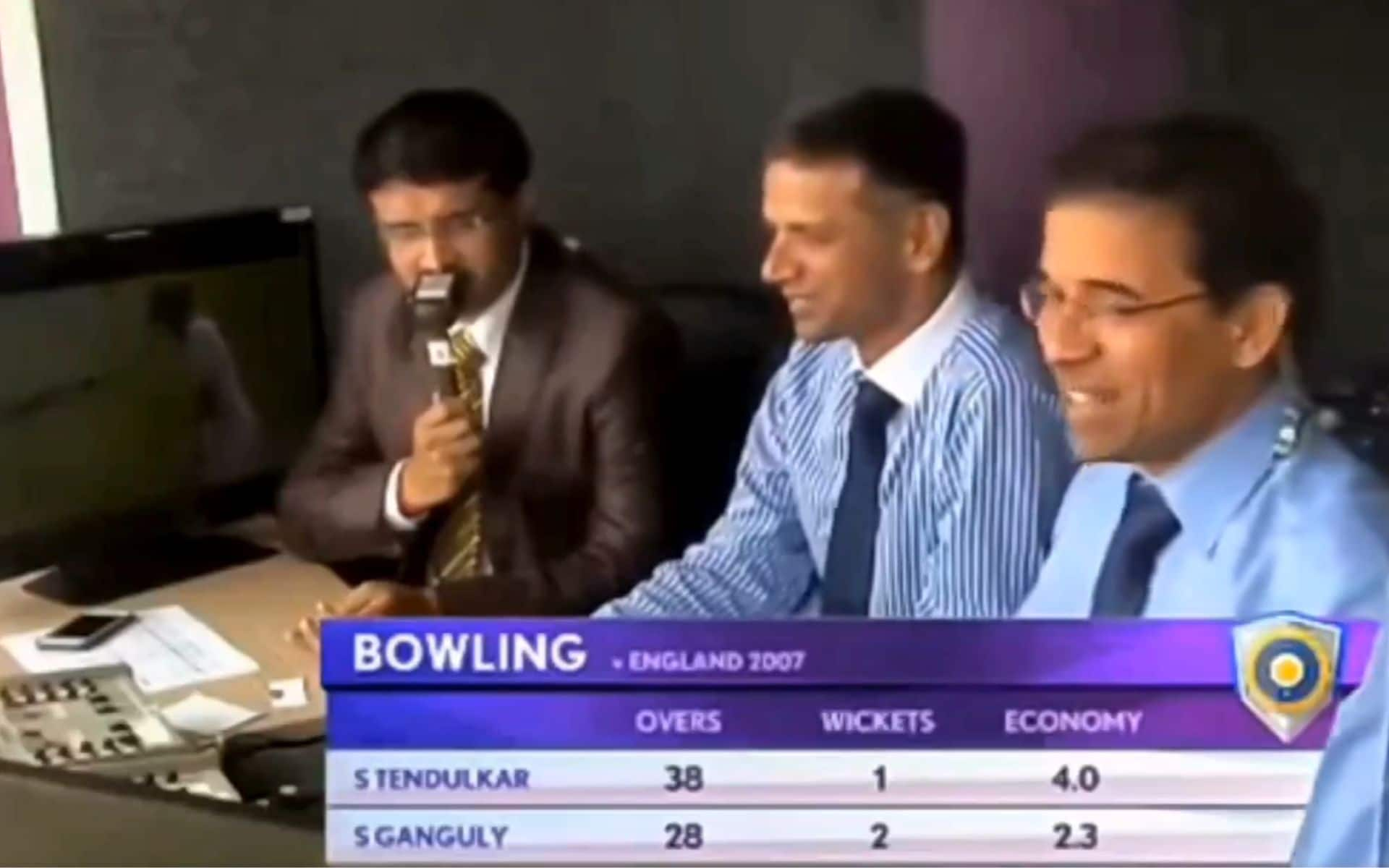 Ganguly and Dravid in debate (X.com)