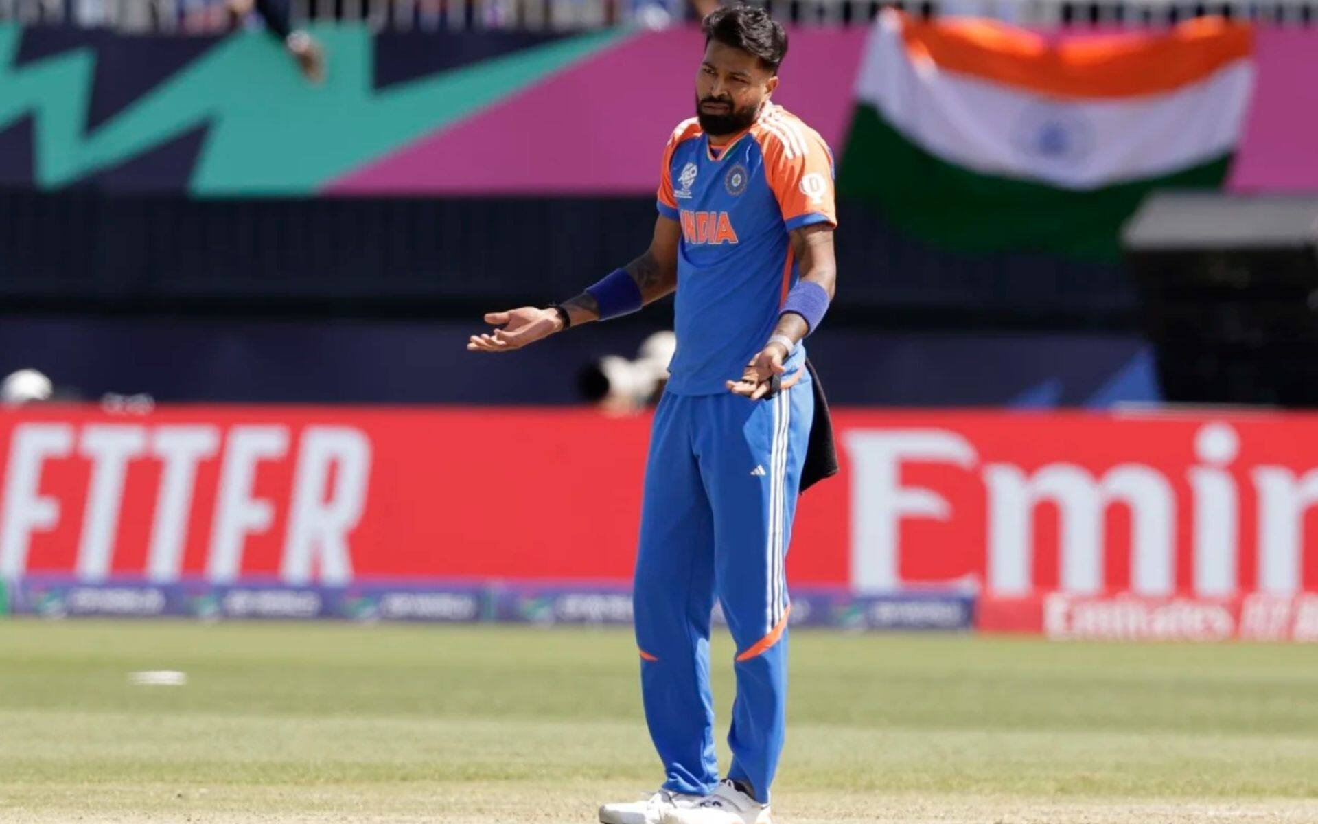 Hardik Pandya during the 2024 T20 World Cup (x.com)