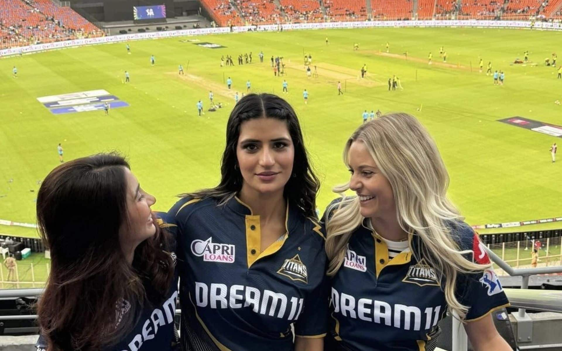 Shahneel Gill at an IPL Match supporting Shubman Gill [X.com]