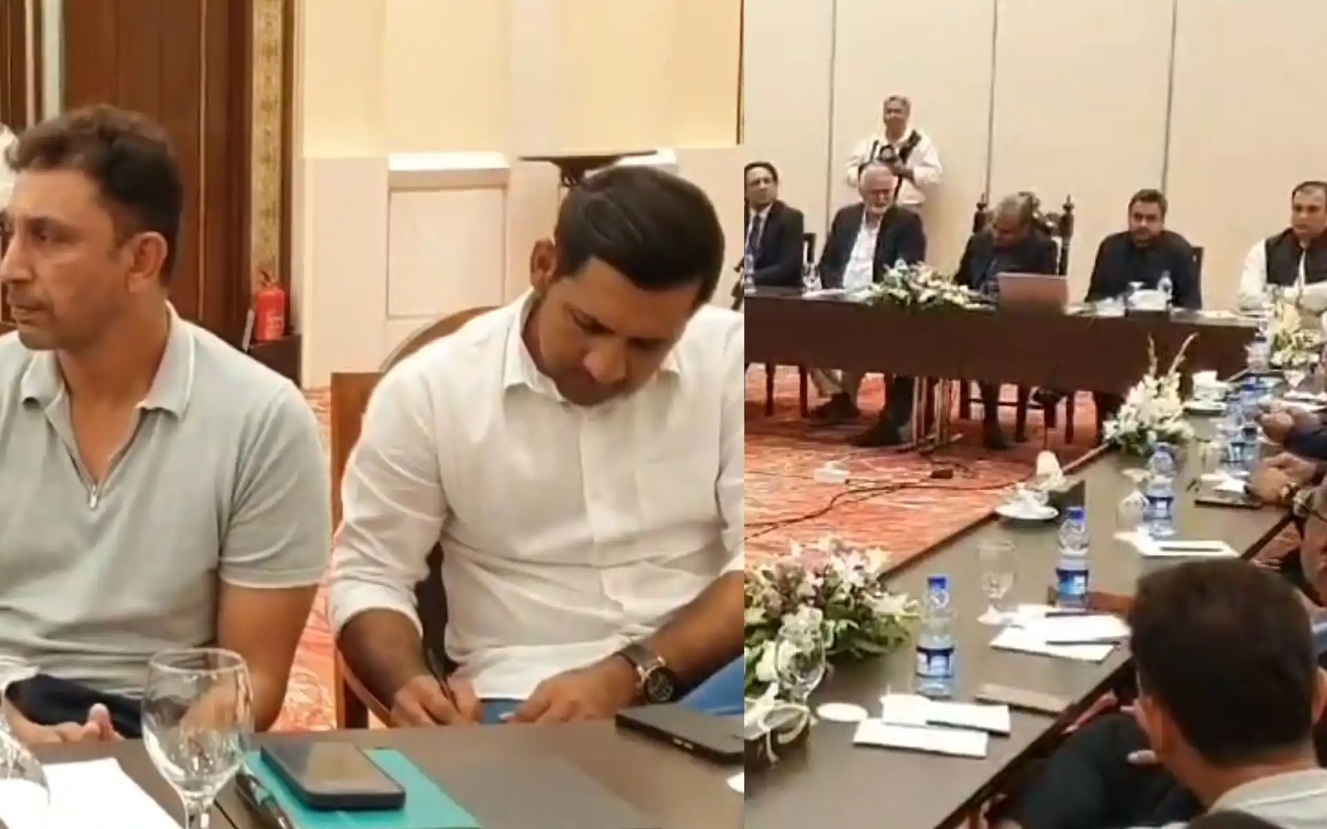 Meeting of PAK Cricket with PCB chairman (X.com)