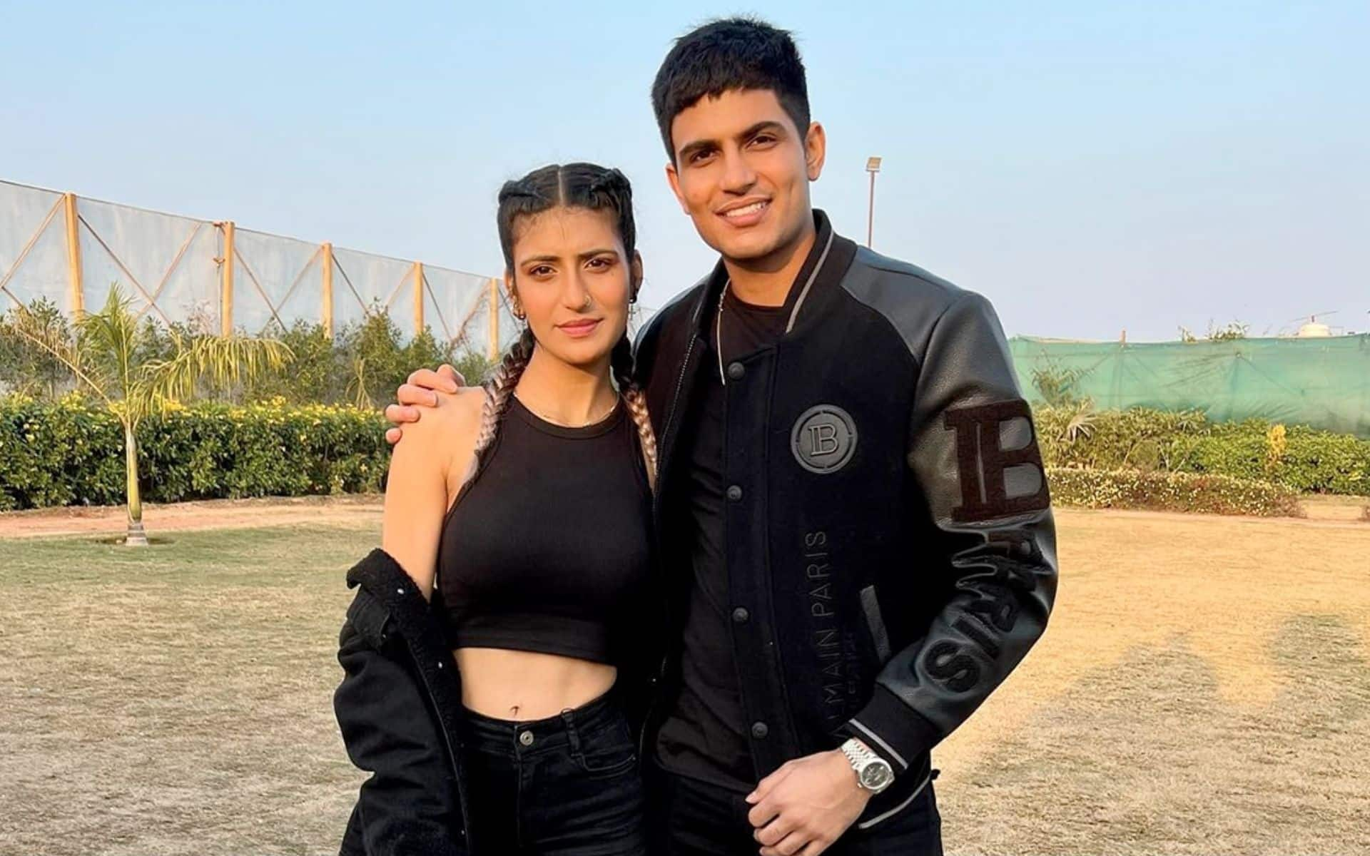 Shubman Gill with his sister Shahneel Gill [X.com]