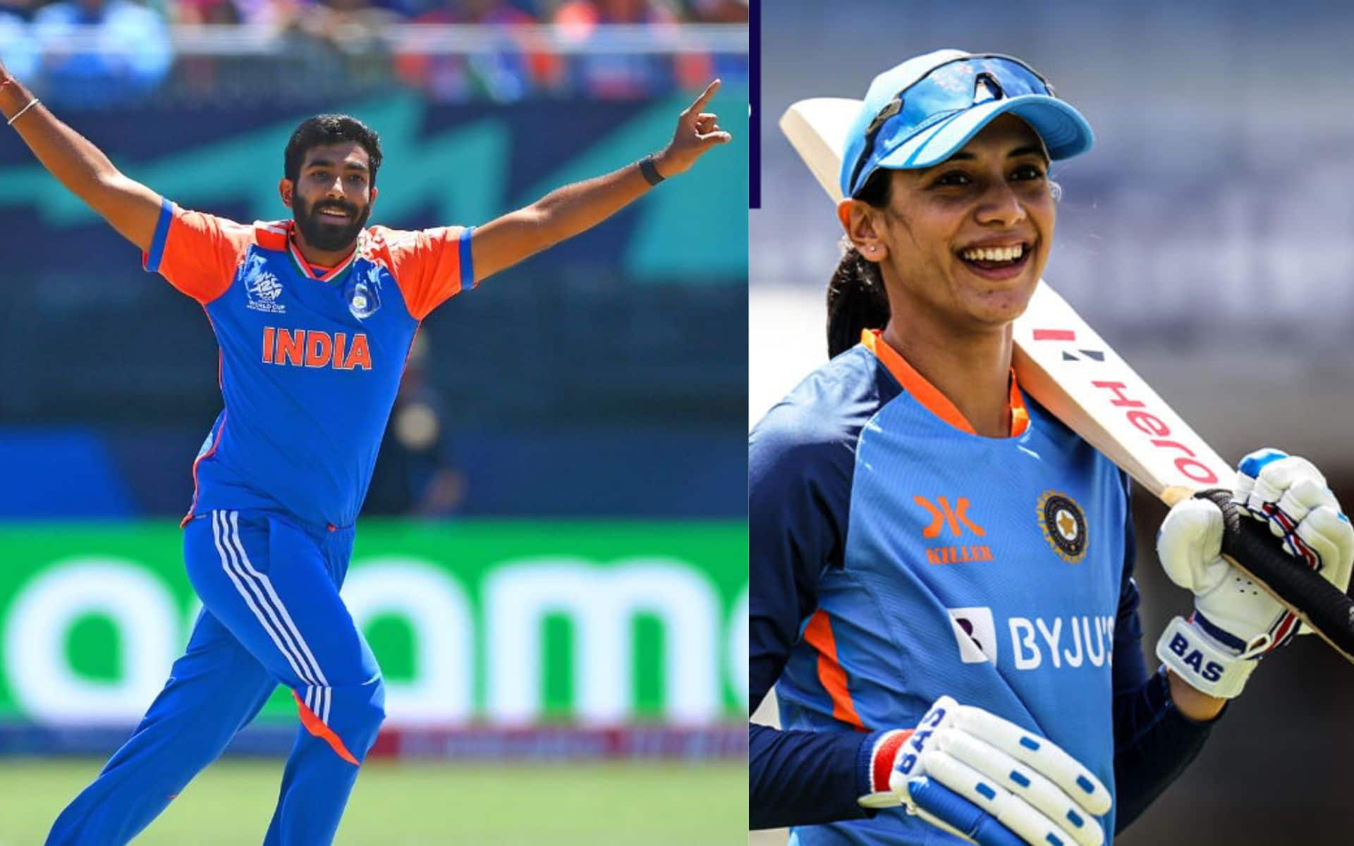 Bumrah & Mandhana- (X.com)