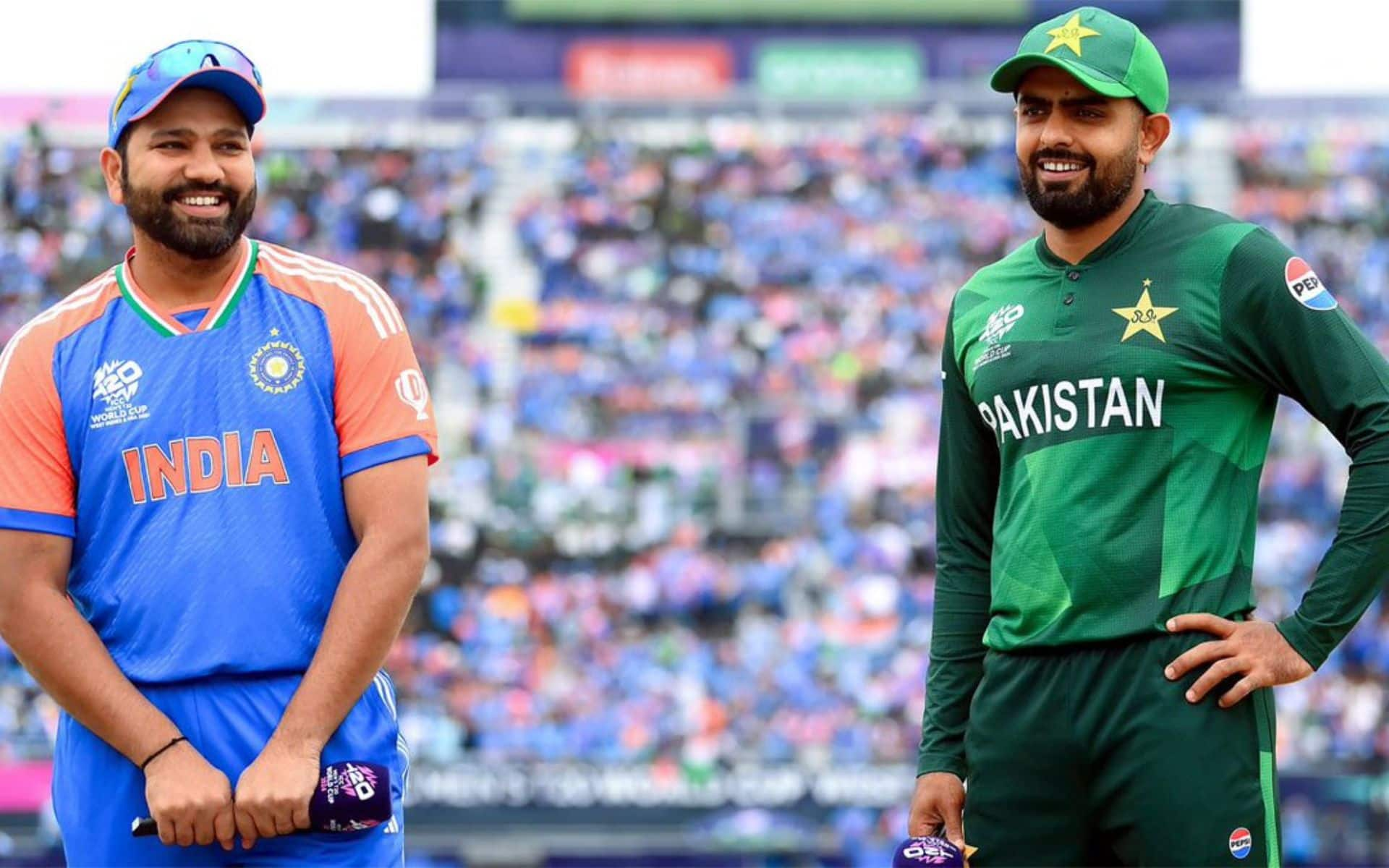 Rohit Sharma and Babar Azam in T20 World Cup 2024 (X.com)