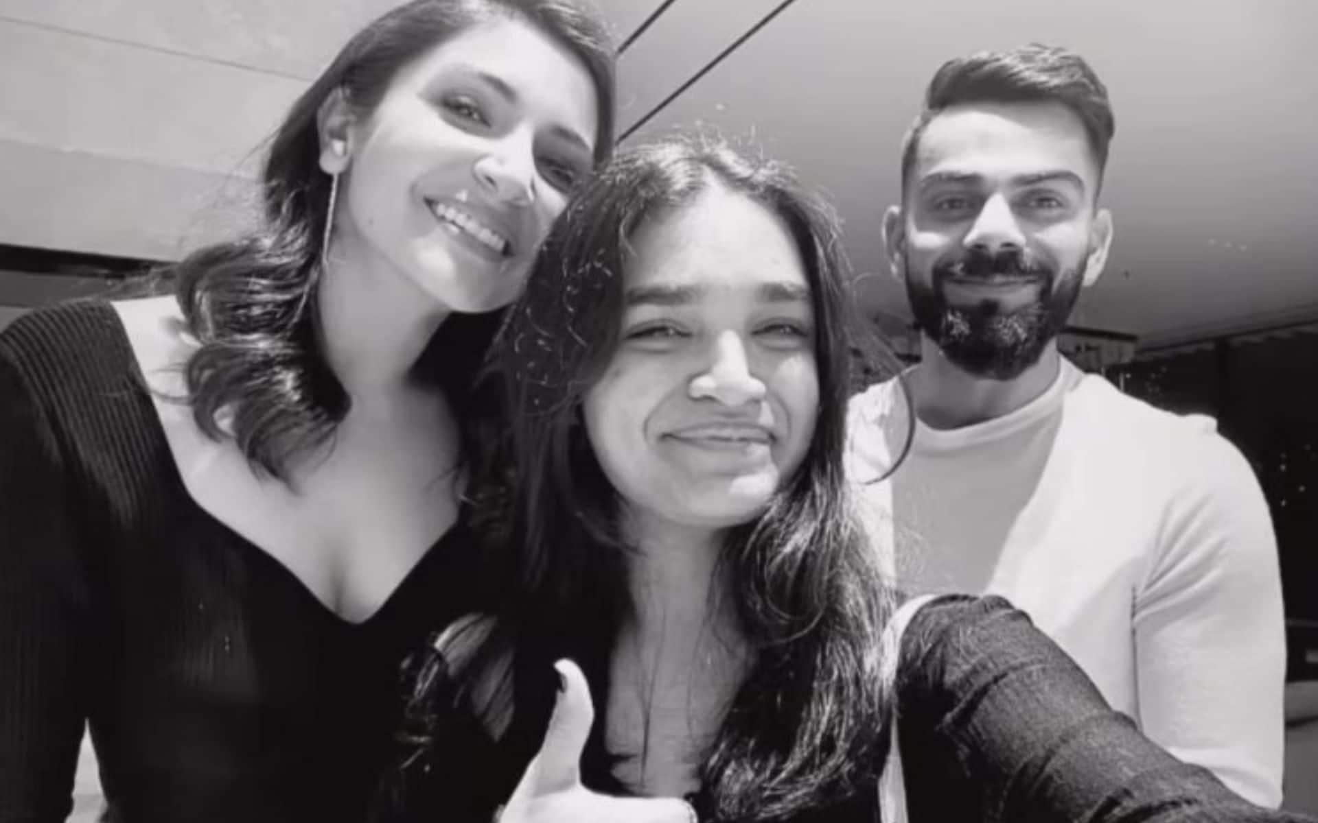 Anushka Sharma & Virat Kohli with niece Mehak Dhingra (x.com)