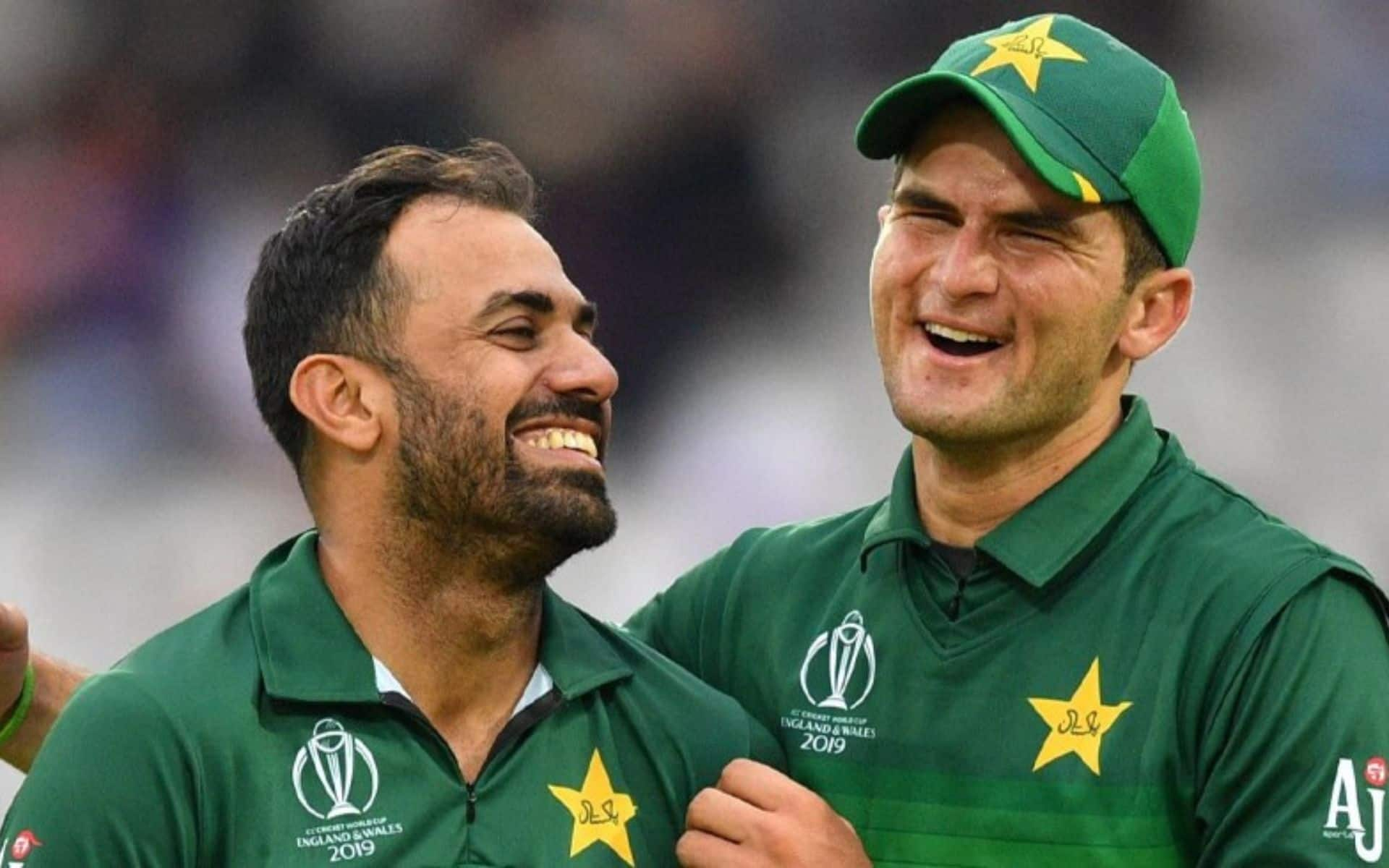 Wahab Riaz with Shaheen Afridi [X]