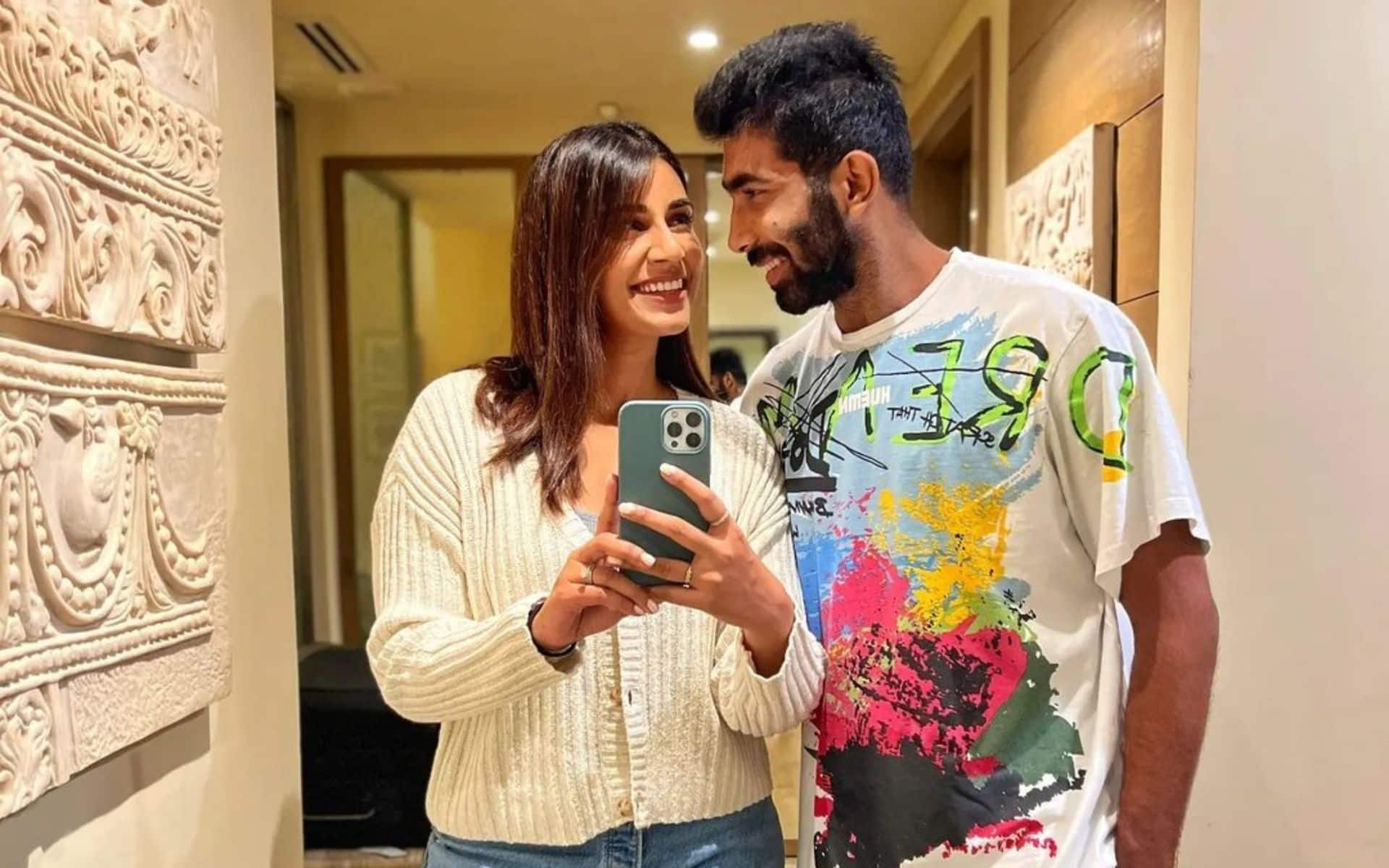 Jasprit Bumrah and Sanjana Ganesan met in 2013-14 [X.com]