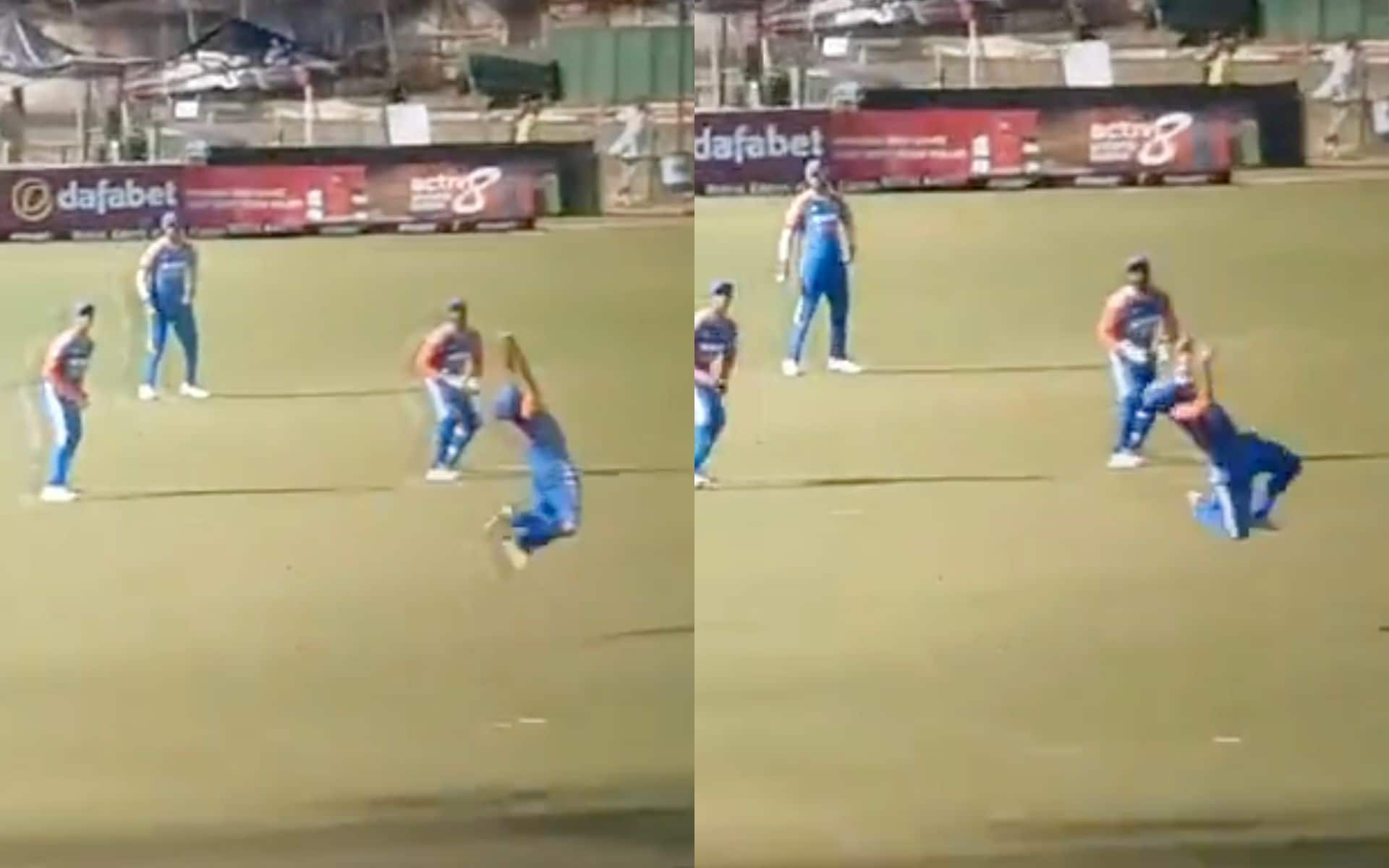 Bishnoi took a magnificent catch [X]