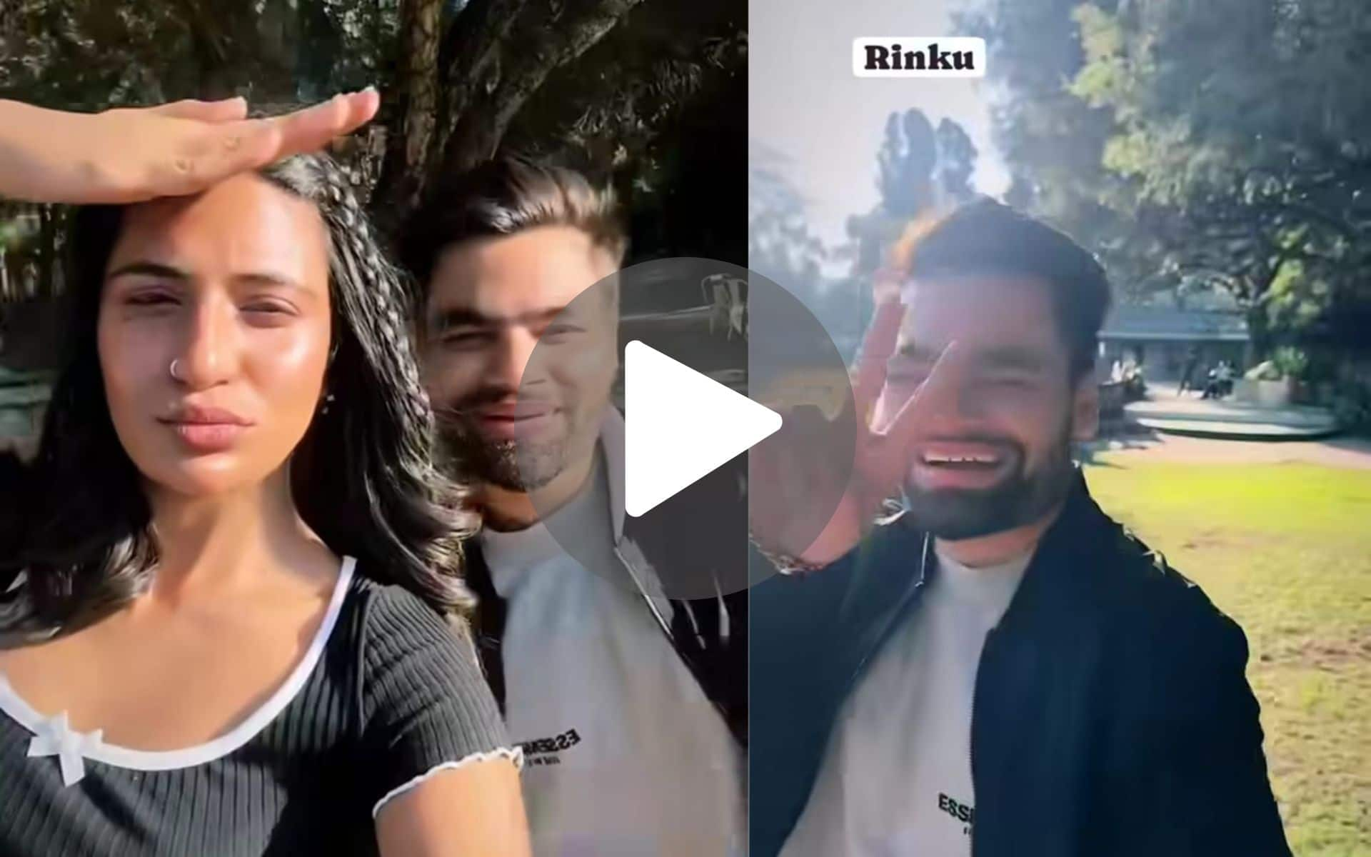 [Watch] Rinku Singh Spotted With Shubman Gill's Sister Amid IND Vs ZIM Cricketing Drama