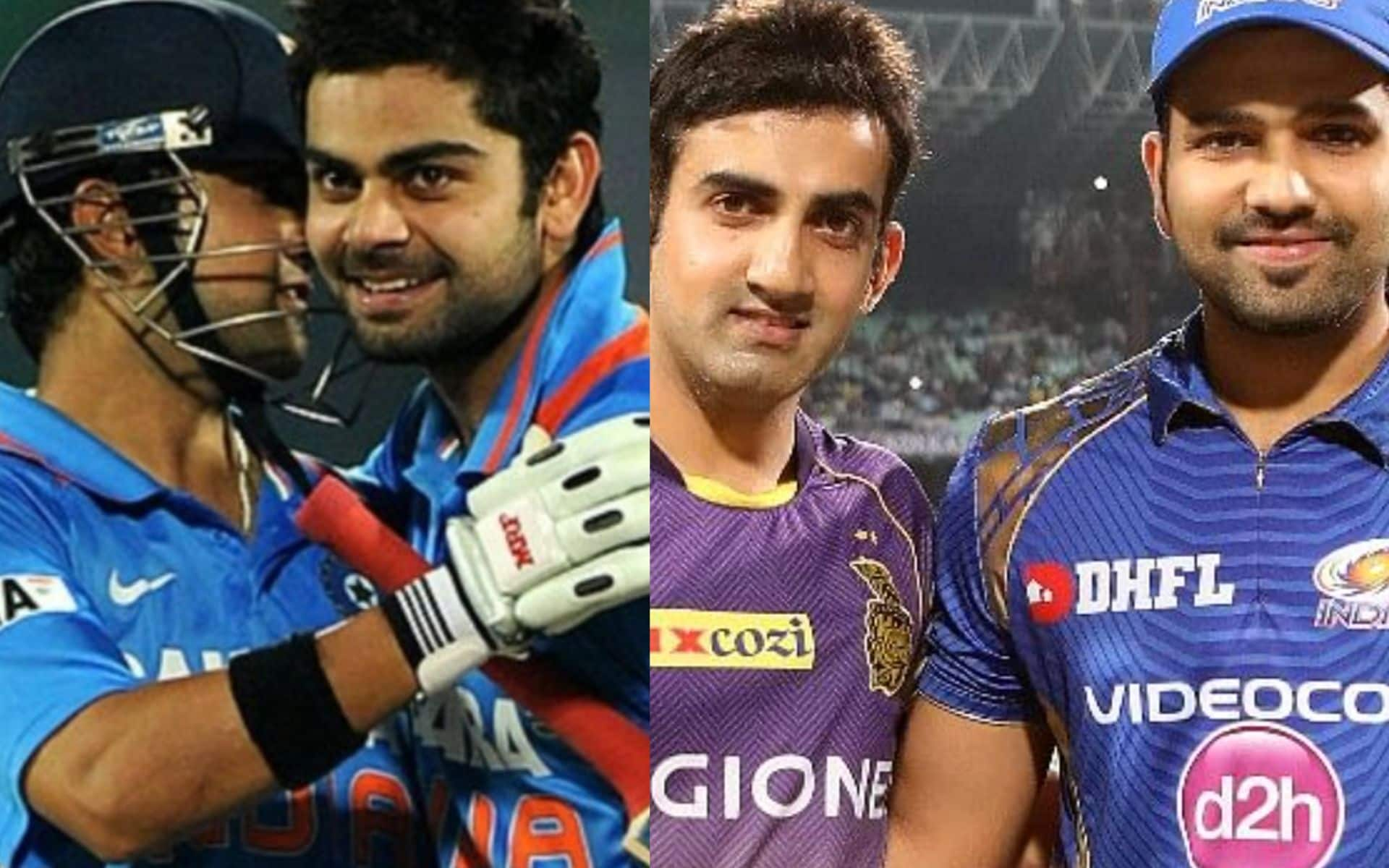 Gautam Gambhir with Virat and Rohit (X.com)