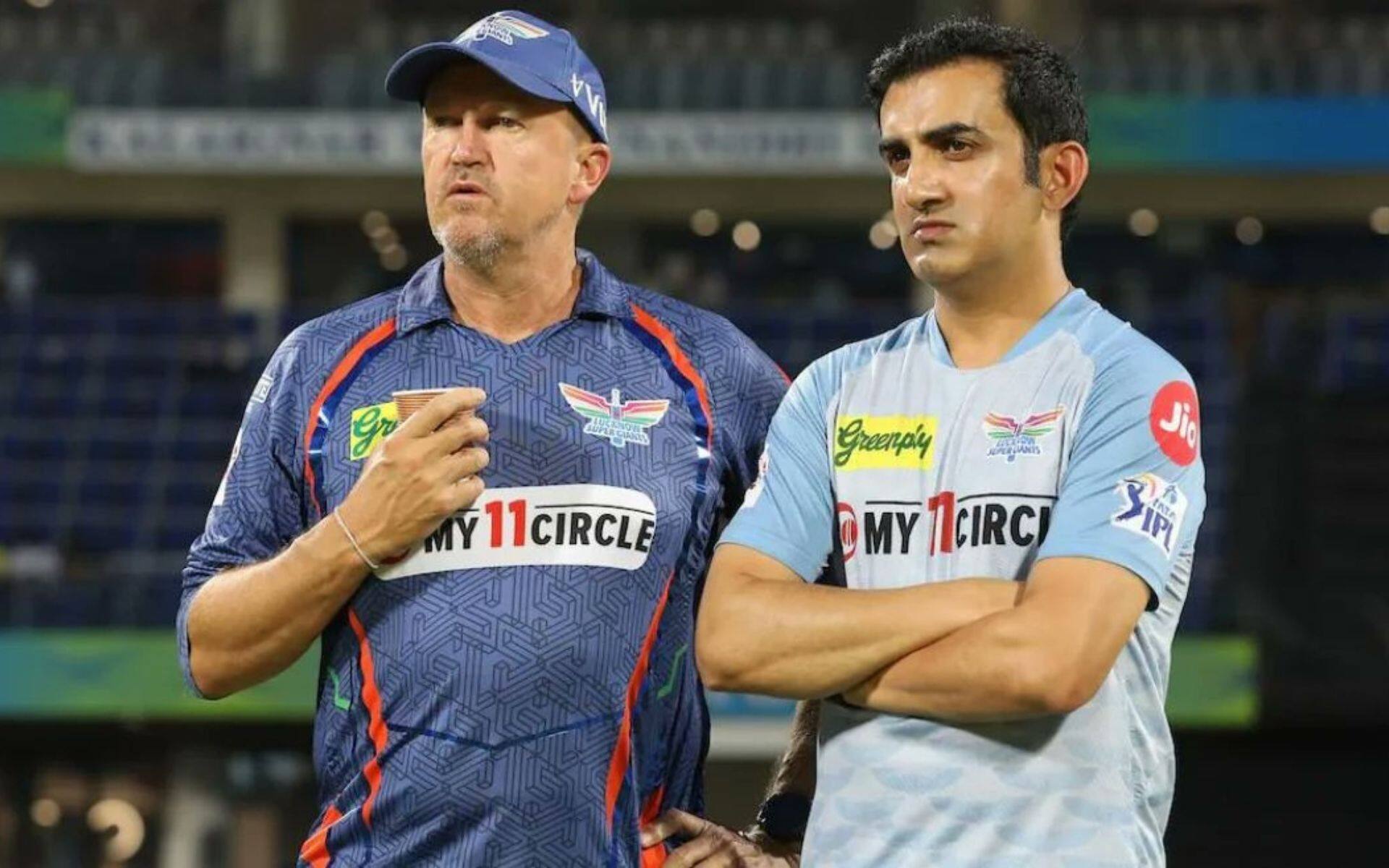 Gautam Gambhir with Andy Flower during LSG days (X.com)