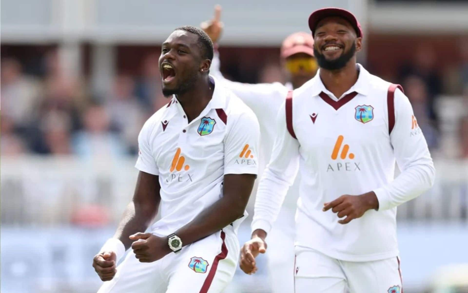 West Indies bowl out England on 371 runs in first innings (X.com)