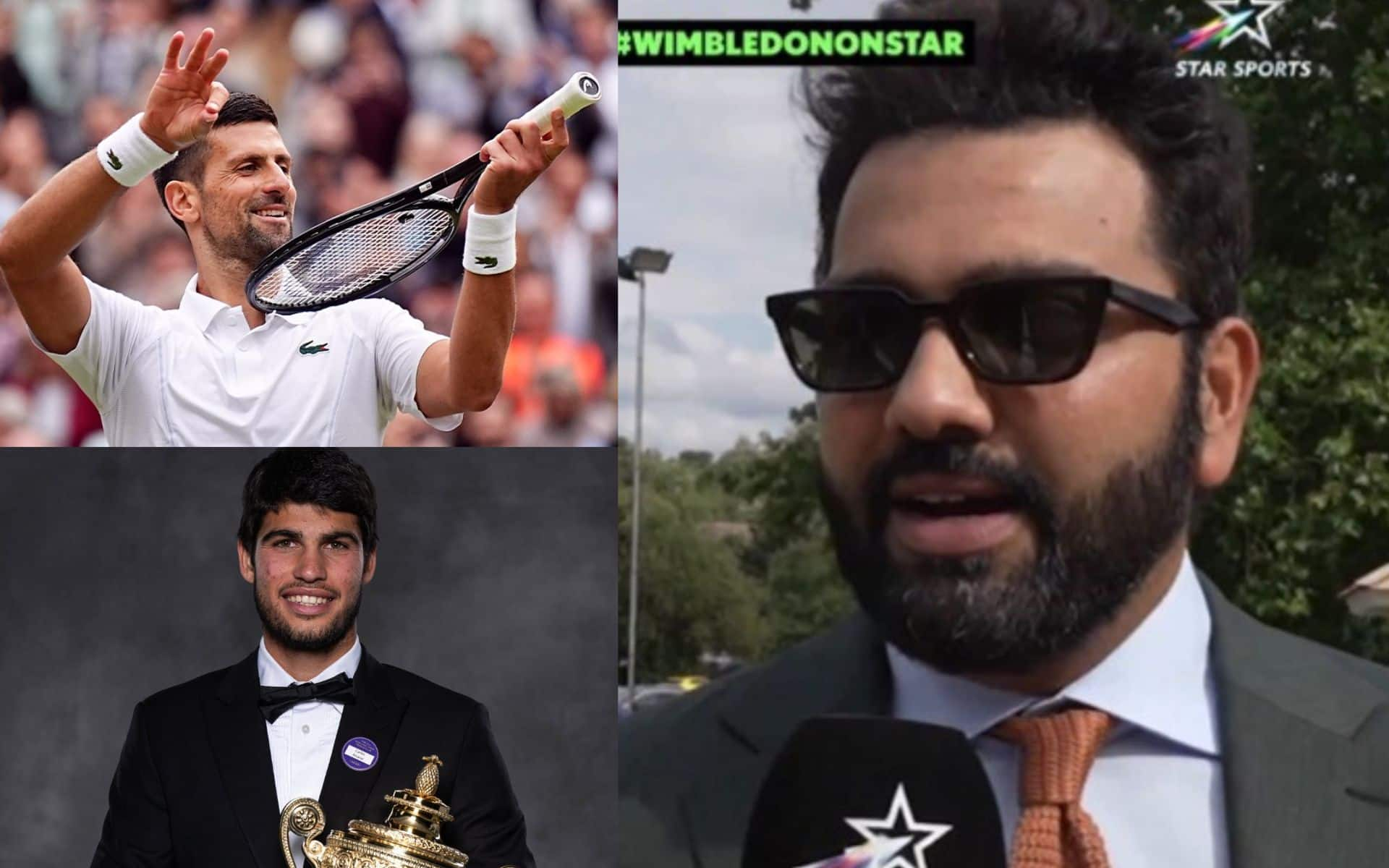 Rohit Sharma present at Wimbledon (X.com)