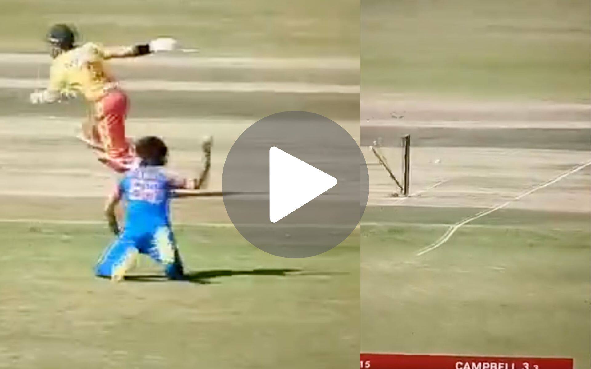 [Watch] Bishnoi Turns Jonty Rhodes As His Sensational Direct Hit Stuns ZIM Batter In 4th T20I