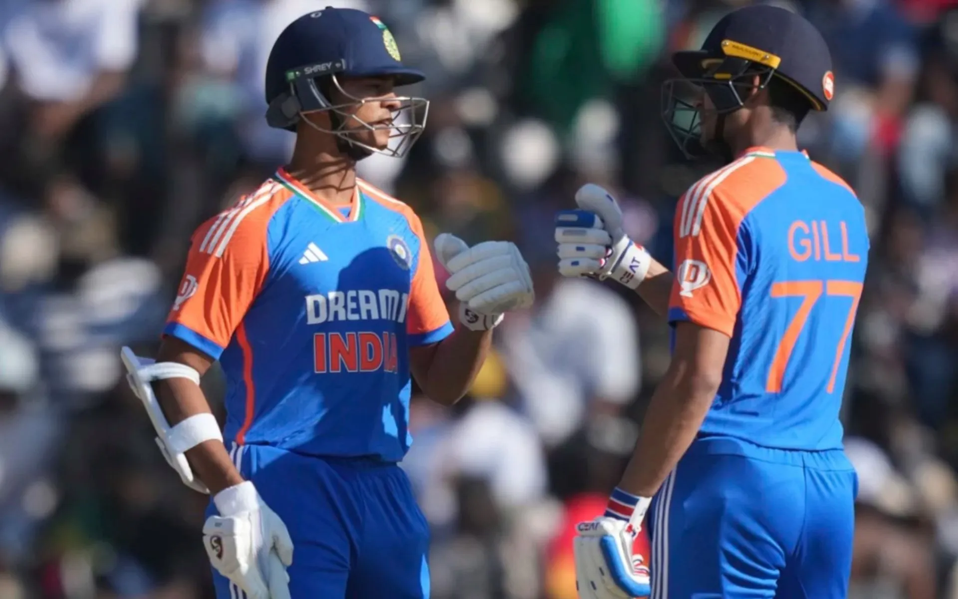 Jaiswal and Gill in action Vs ZIM [X]
