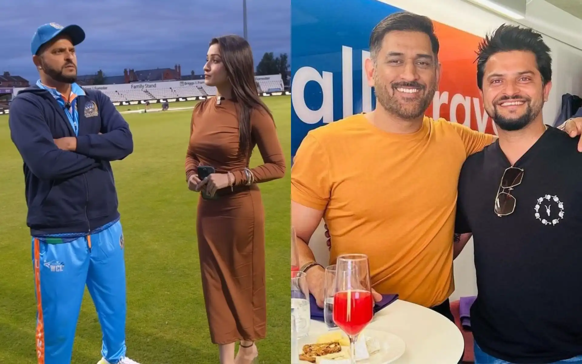 Suresh Raina talking to Shefali Bagga (X.com)