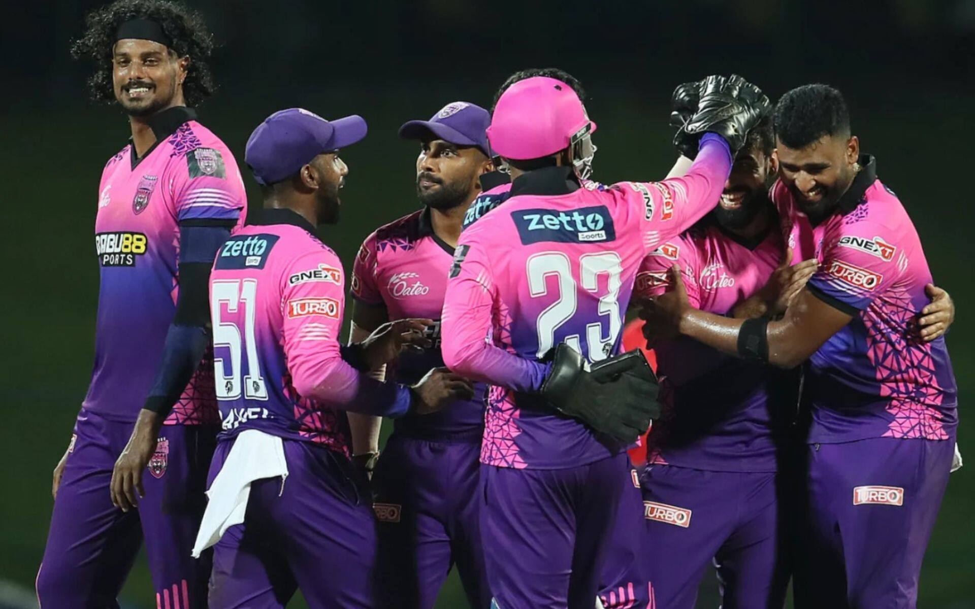 Colombo Strikers players celebrating a wicket during LPL 2024 (SLC)