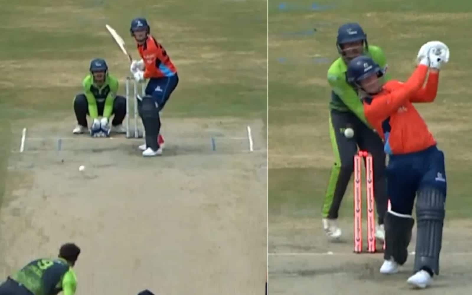 Imad Wasim rattles Jake Fraser-McGurk's stumps [Seattle Orcas/X]