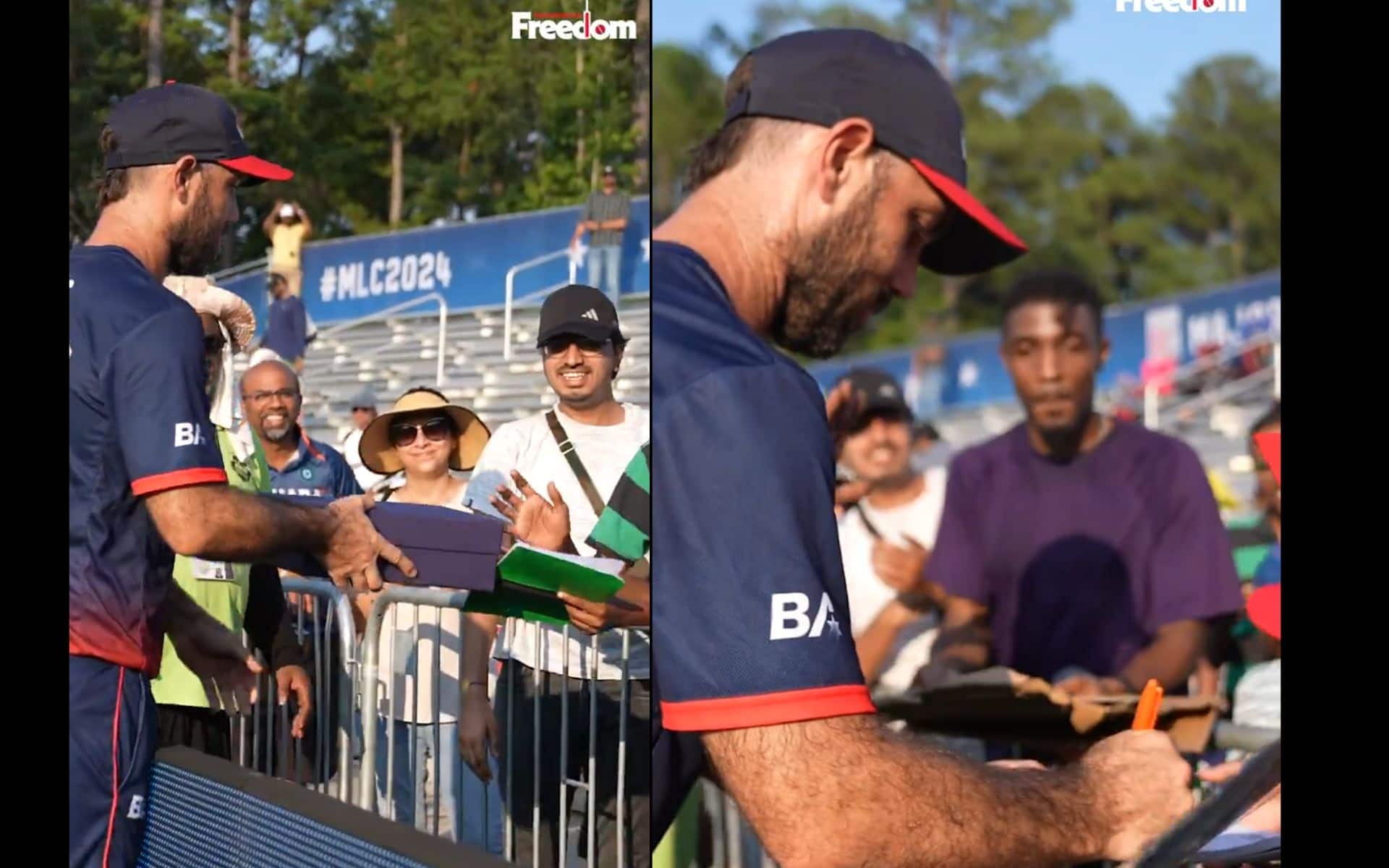 Glenn Maxwell gifts his player of the match award (x)