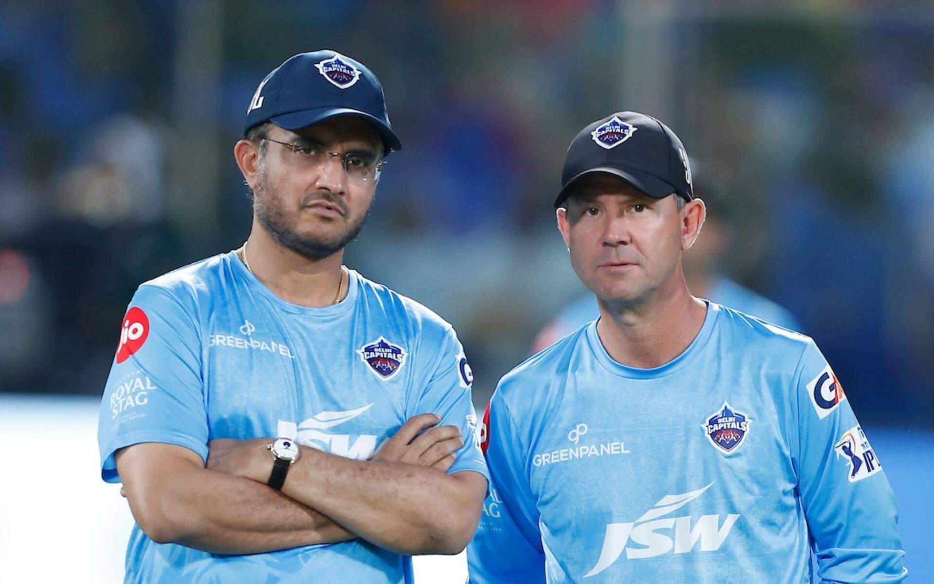 Sourav Ganguly and Ricky Ponting at DC Camp (X.com)